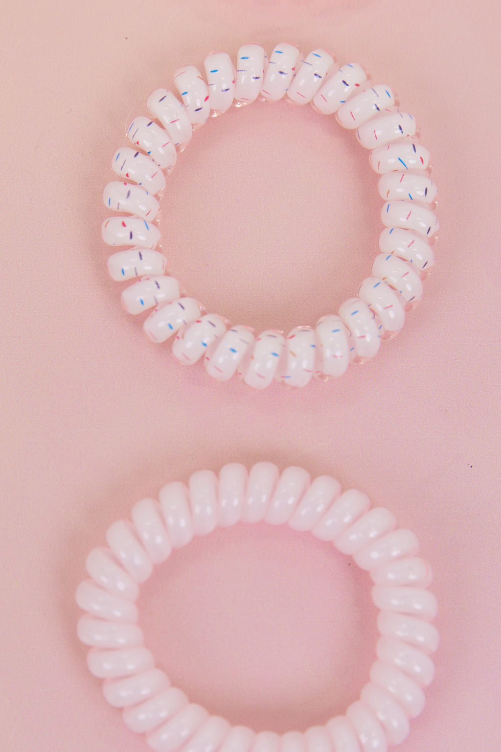 Pink Coil Hair Ties – 4 Pack