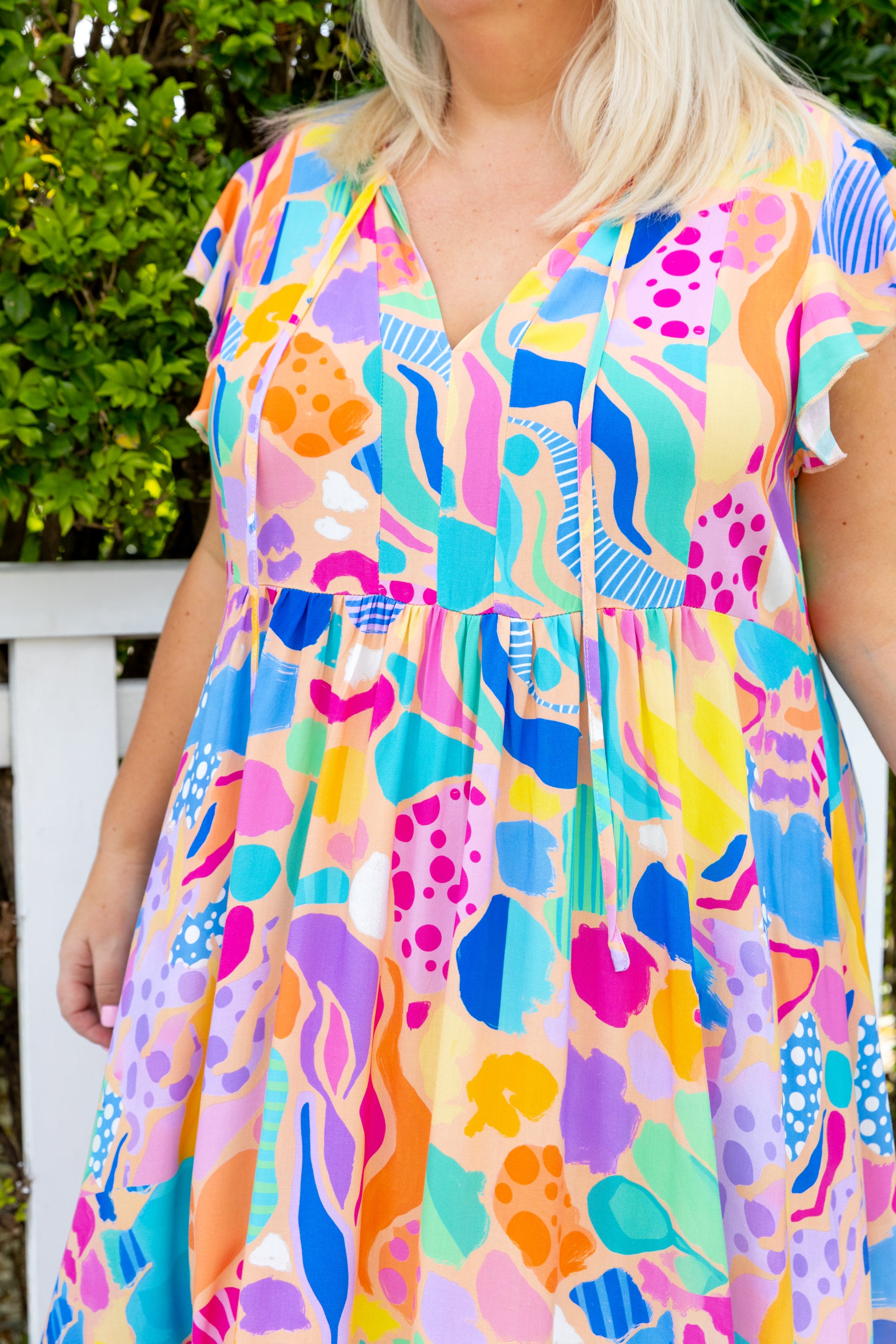 Carmody Dress in Peachy Keen by Kasey Rainbow