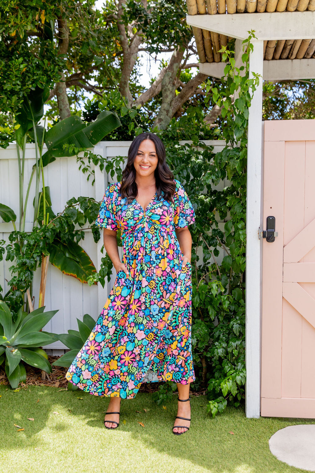 Lucinda Maxi Dress in Garden Party by Kasey Rainbow