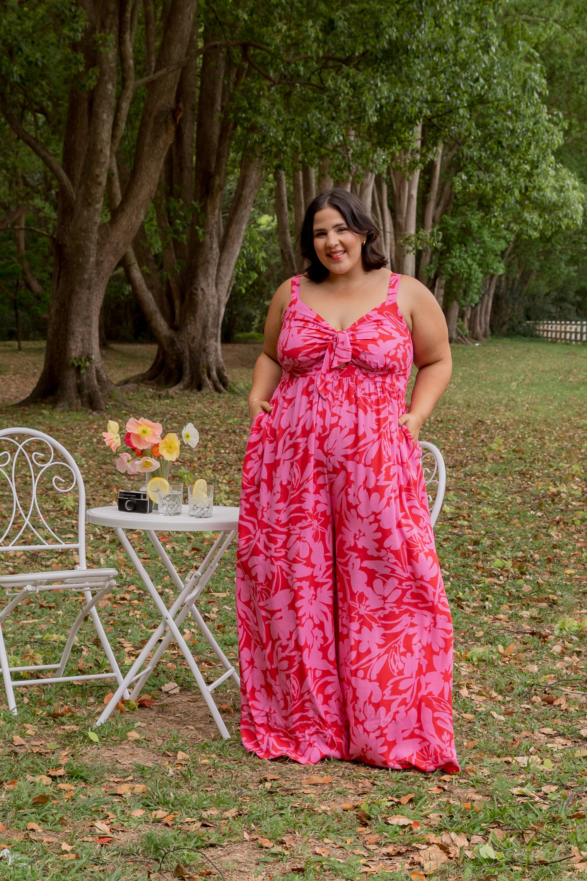 Christina Jumpsuit in Fiesta