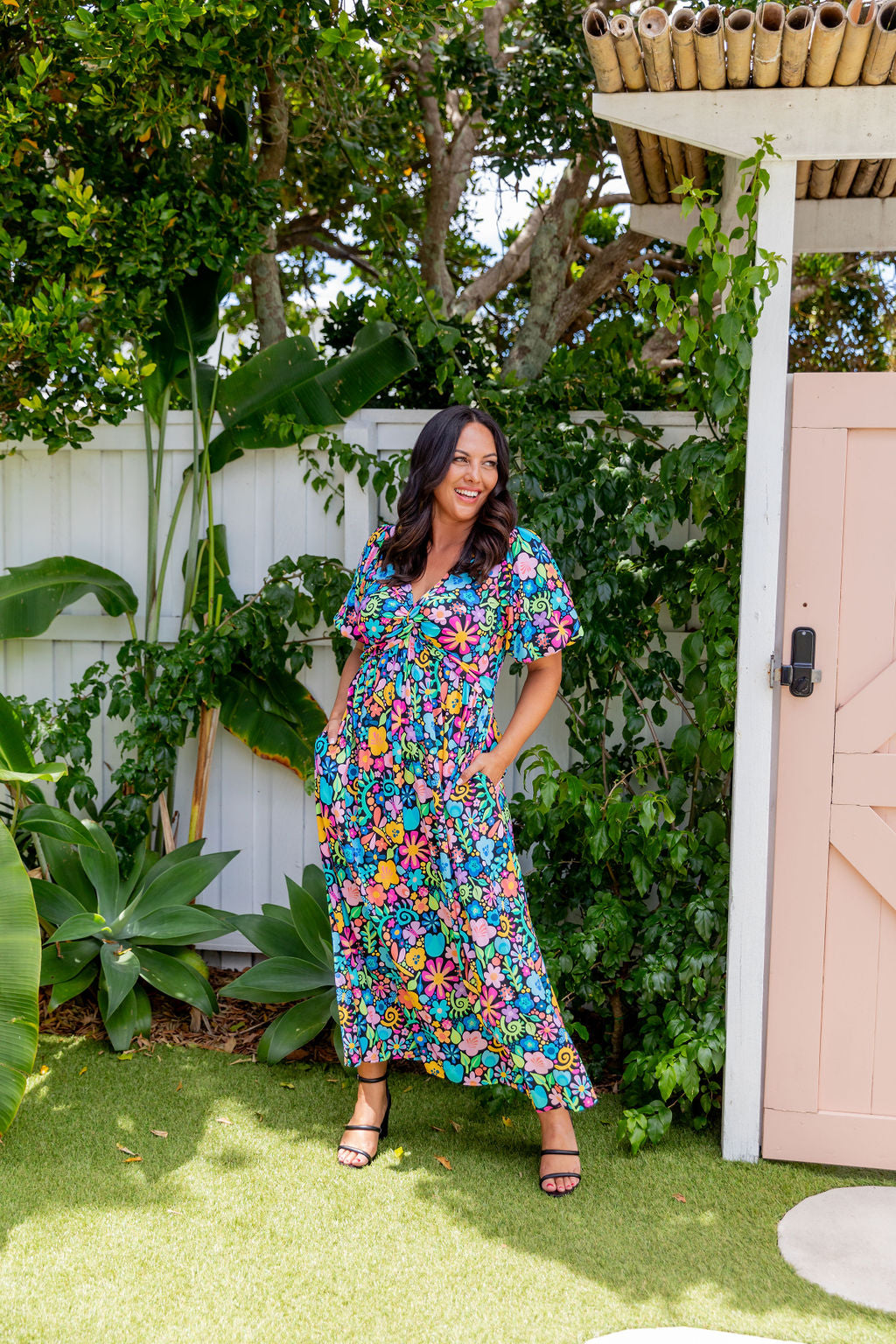 Lucinda Maxi Dress in Garden Party by Kasey Rainbow