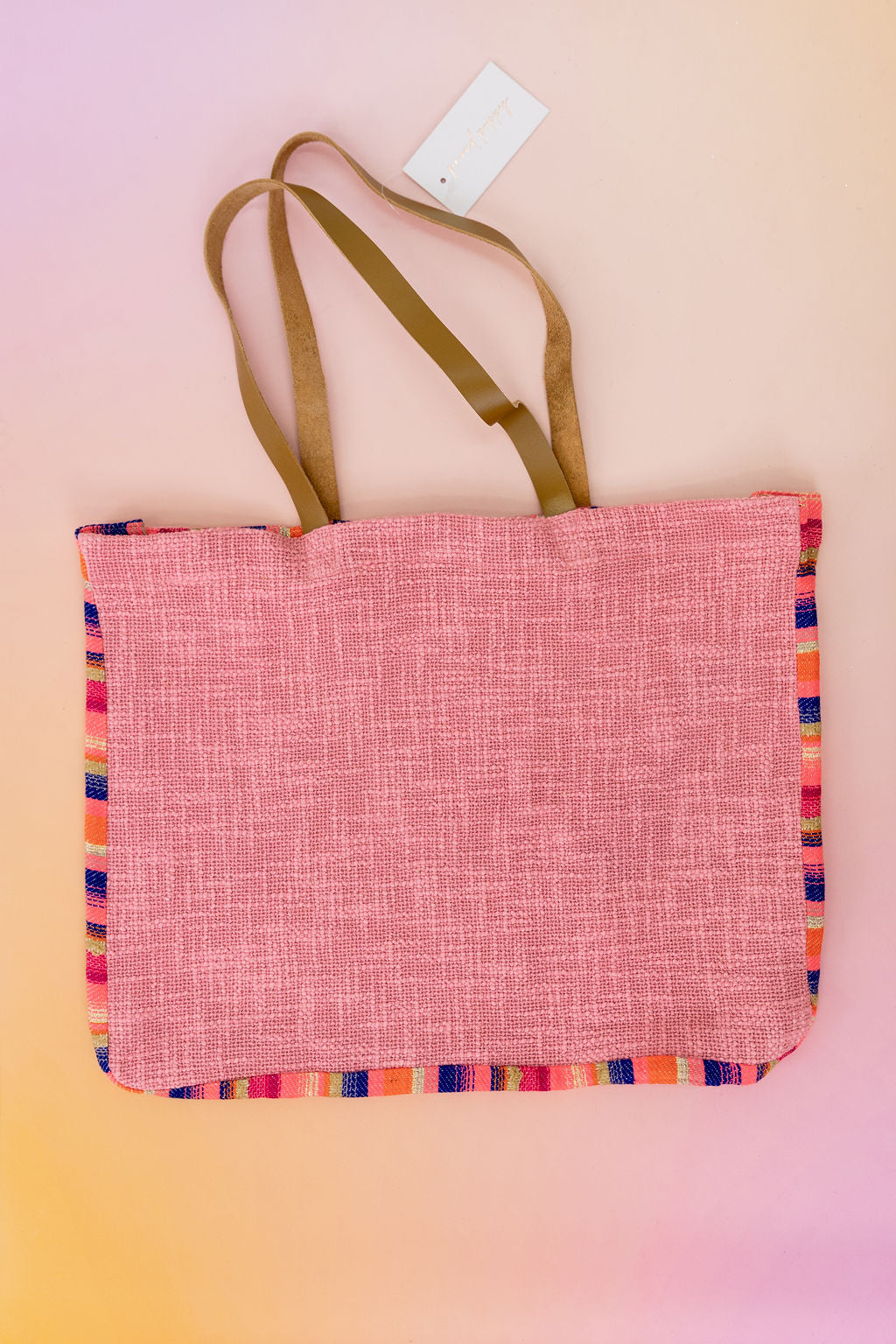 Choose Love Woven Tote Bag