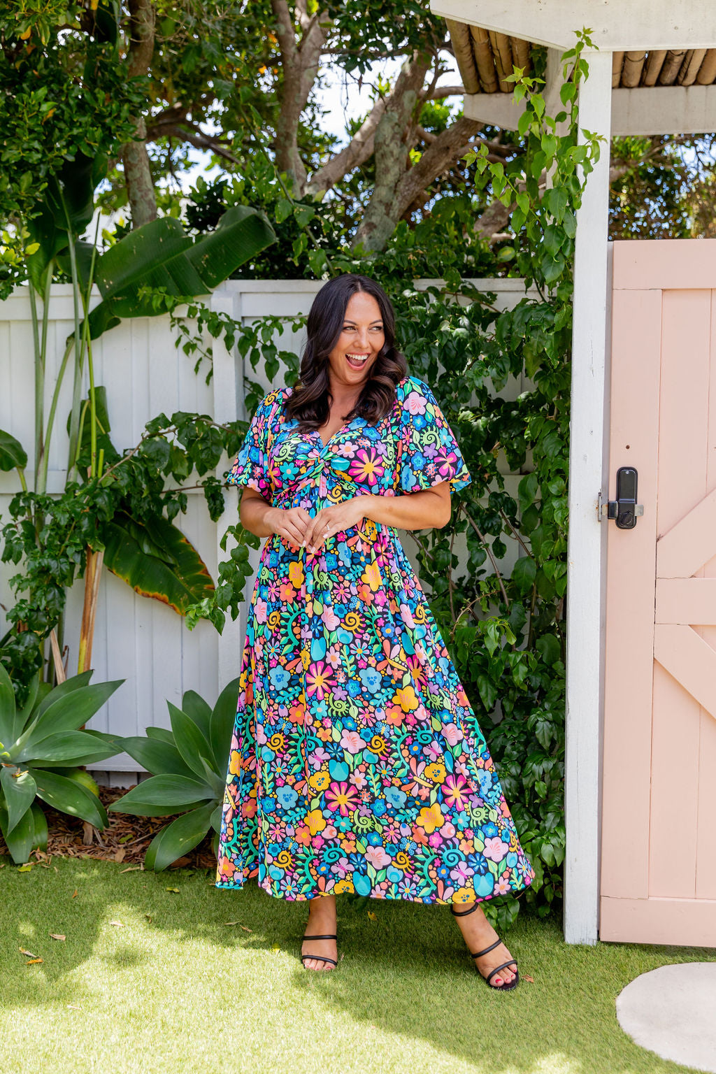 Lucinda Maxi Dress in Garden Party by Kasey Rainbow