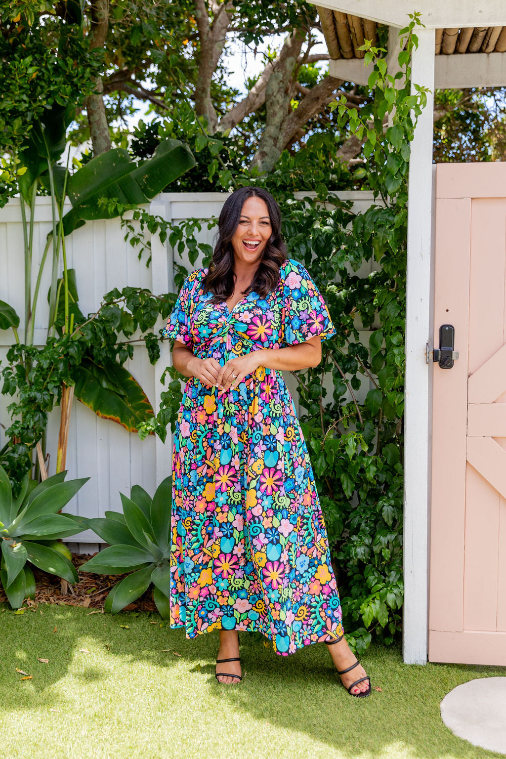 Lucinda Maxi Dress in Garden Party by Kasey Rainbow