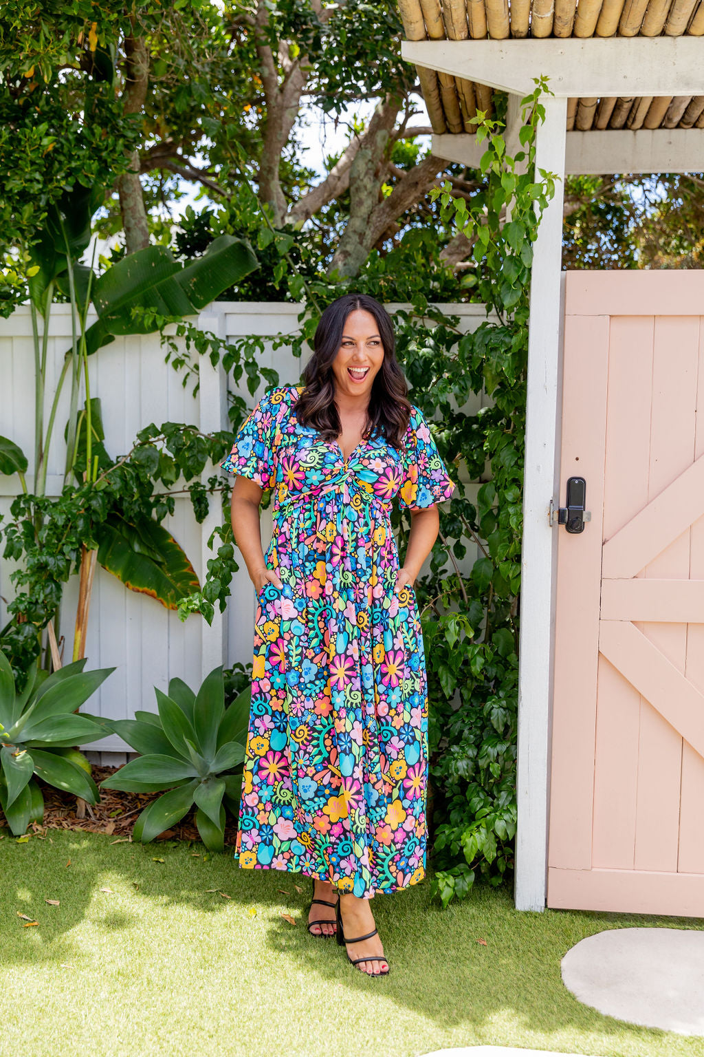 Lucinda Maxi Dress in Garden Party by Kasey Rainbow