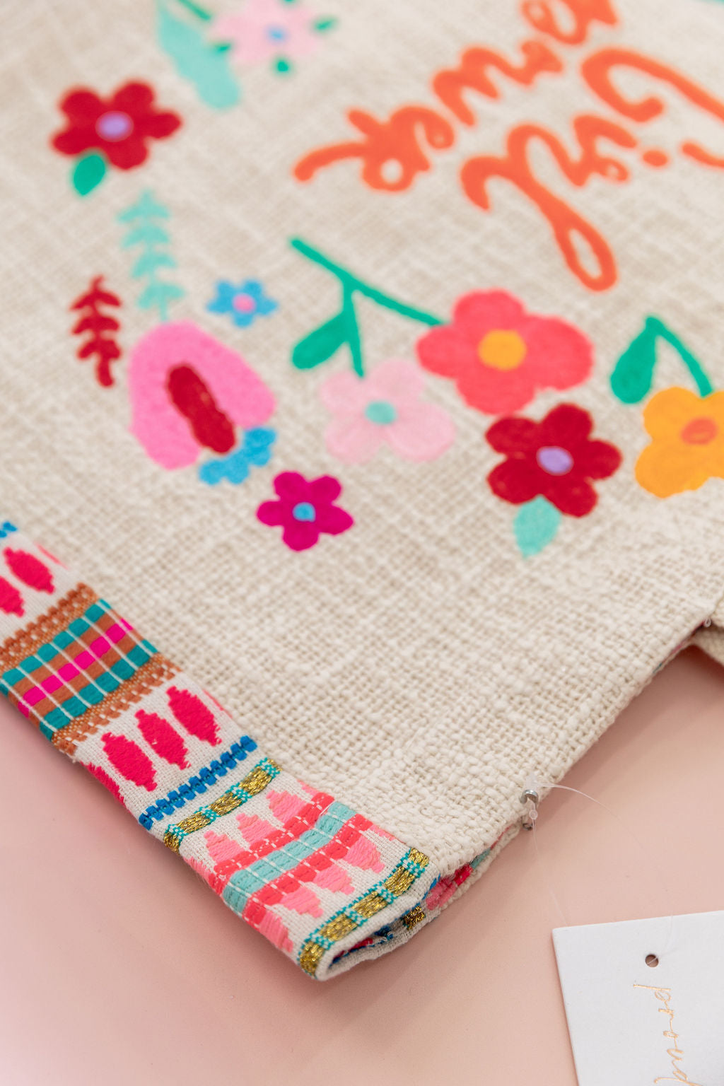Girl Power Woven Tote Bag