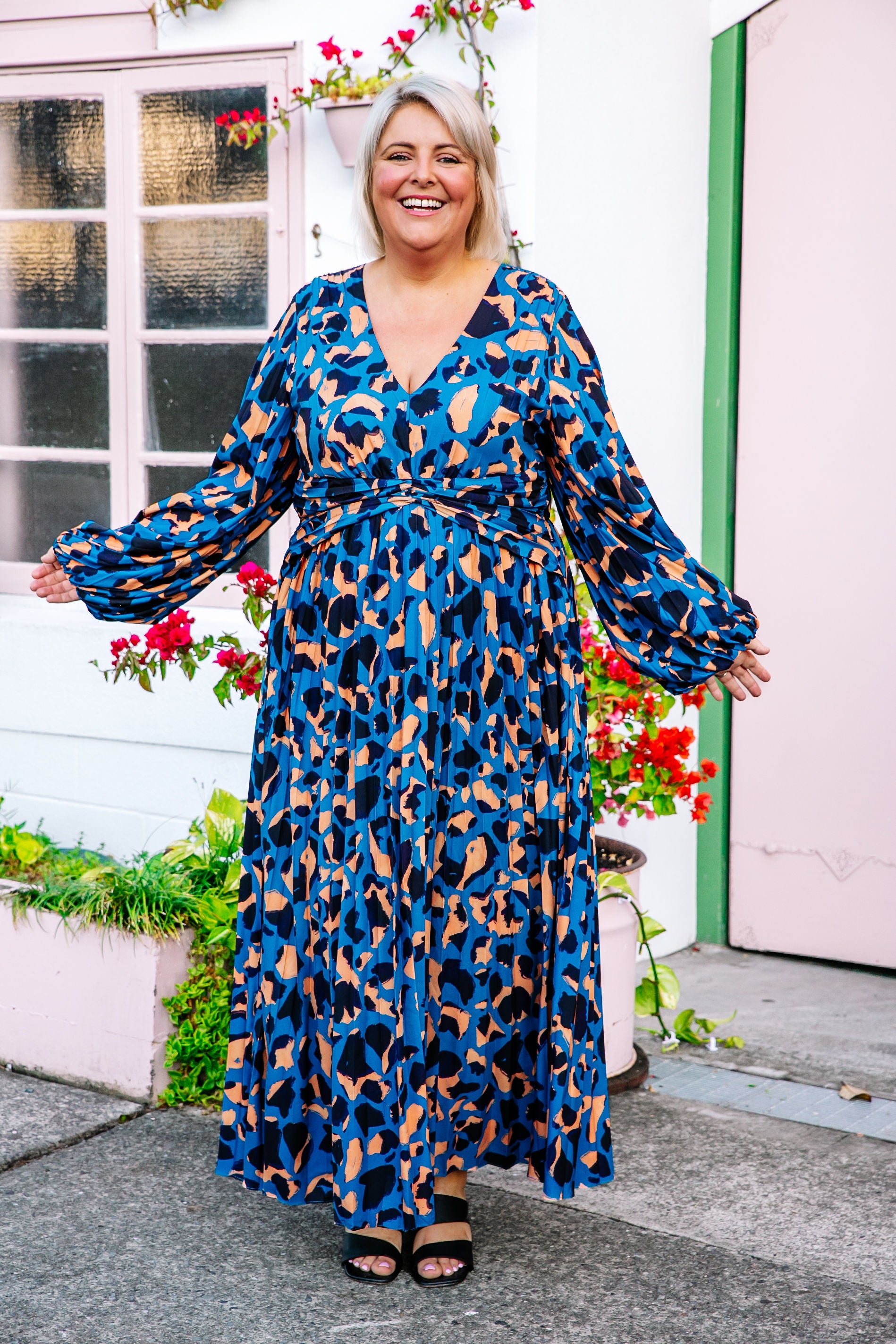 Chloe Maxi Dress in Midnight Cheetah by Kasey Rainbow – Proud Poppy Clothing