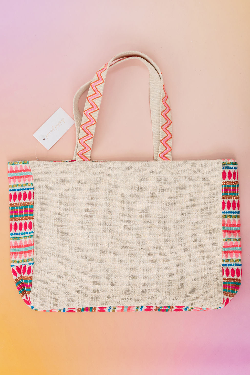 Girl Power Woven Tote Bag