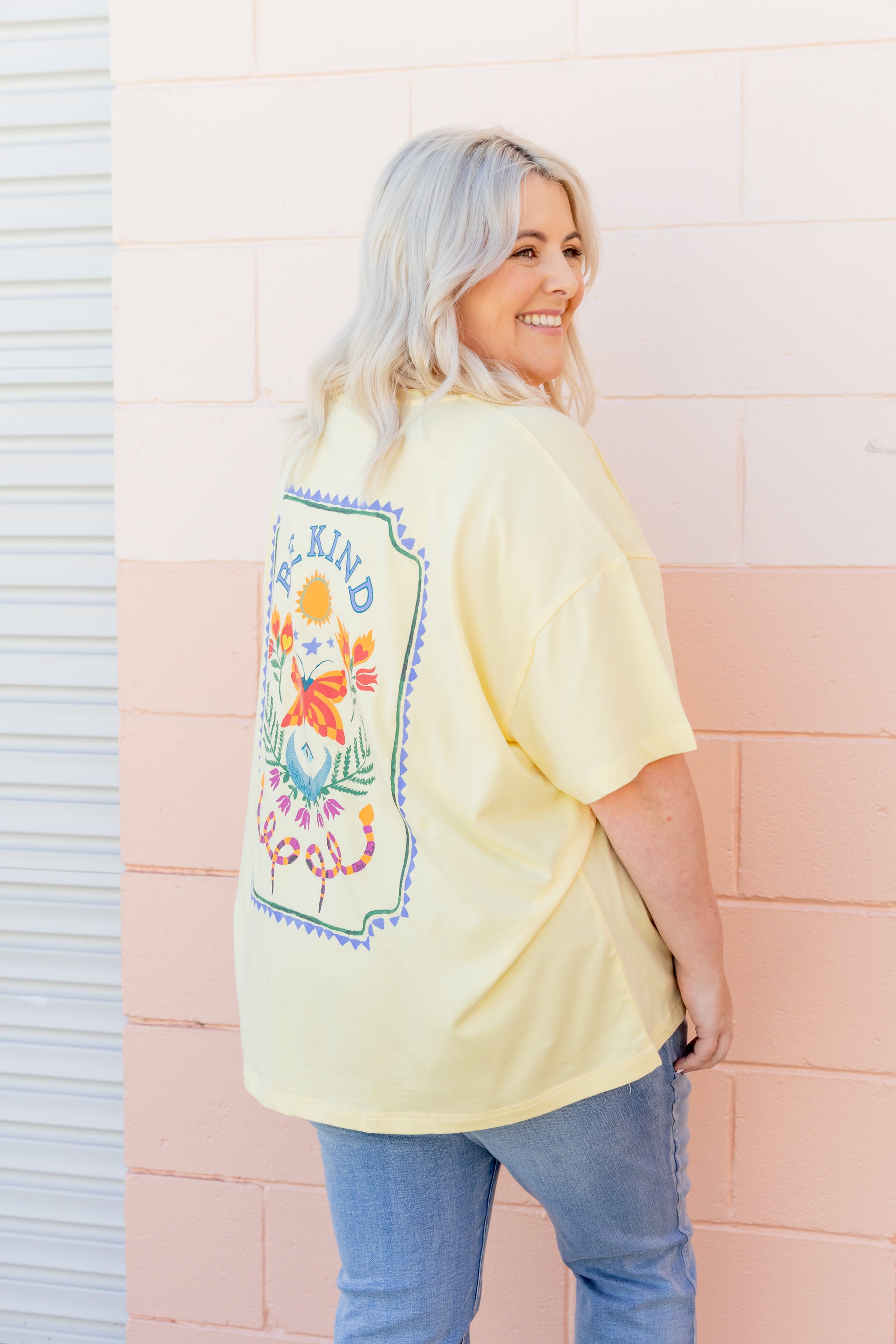 Alfie Oversized Tee in Be Kind