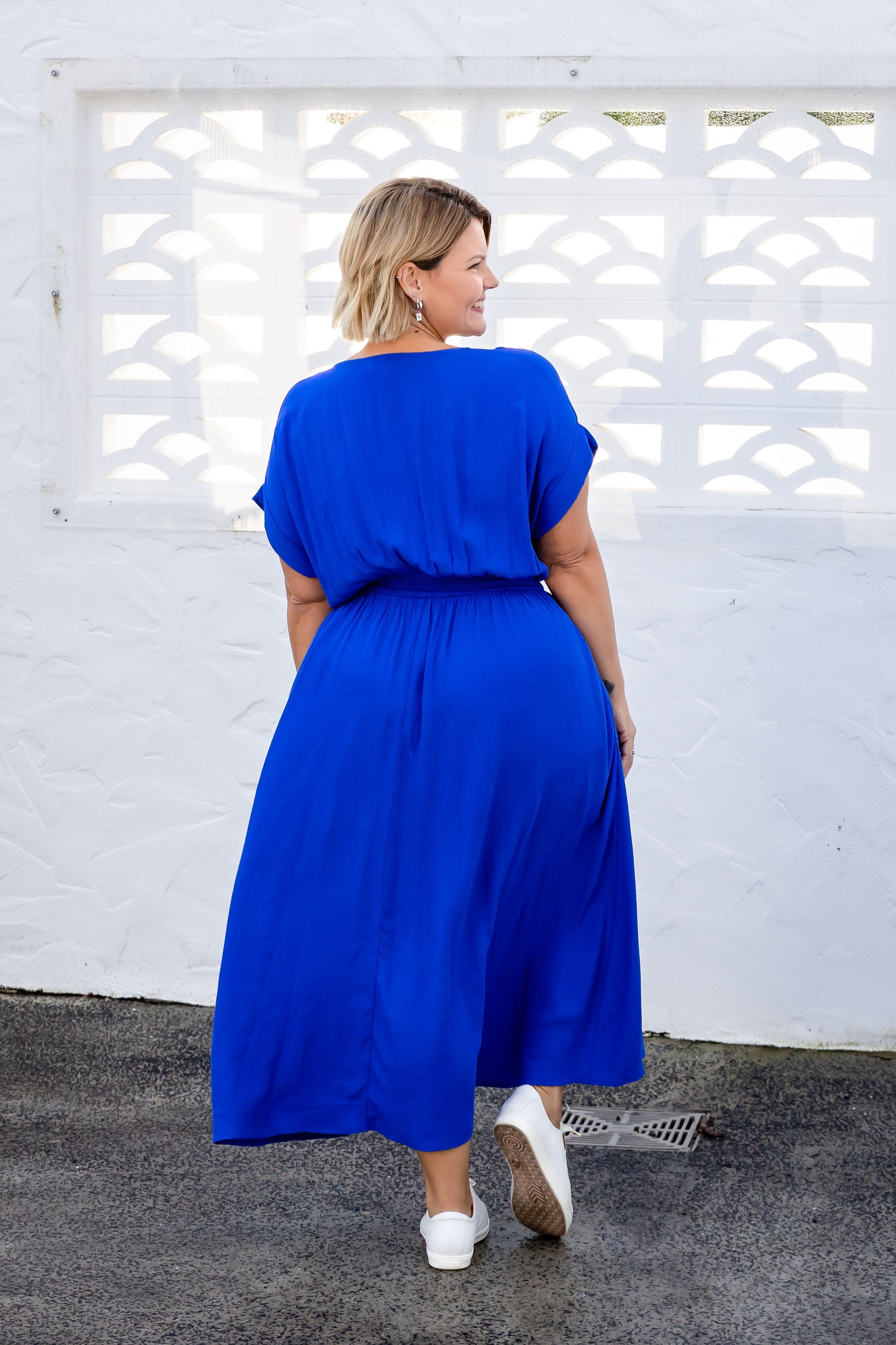 Millie Dress in Cobalt