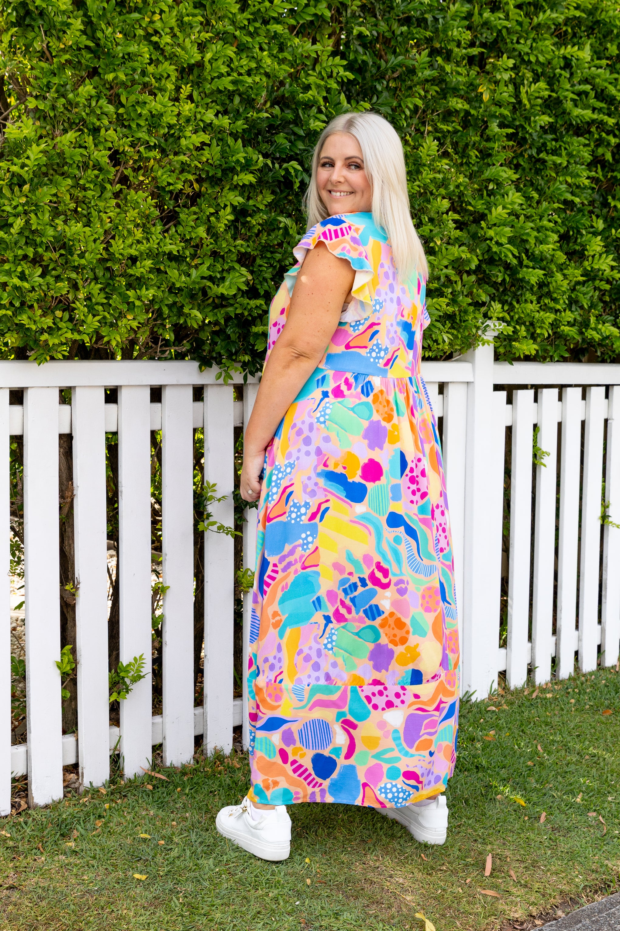 Carmody Dress in Peachy Keen by Kasey Rainbow