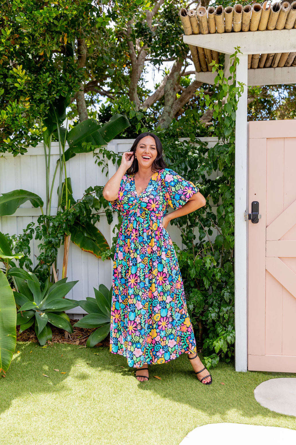 Lucinda Maxi Dress in Garden Party by Kasey Rainbow