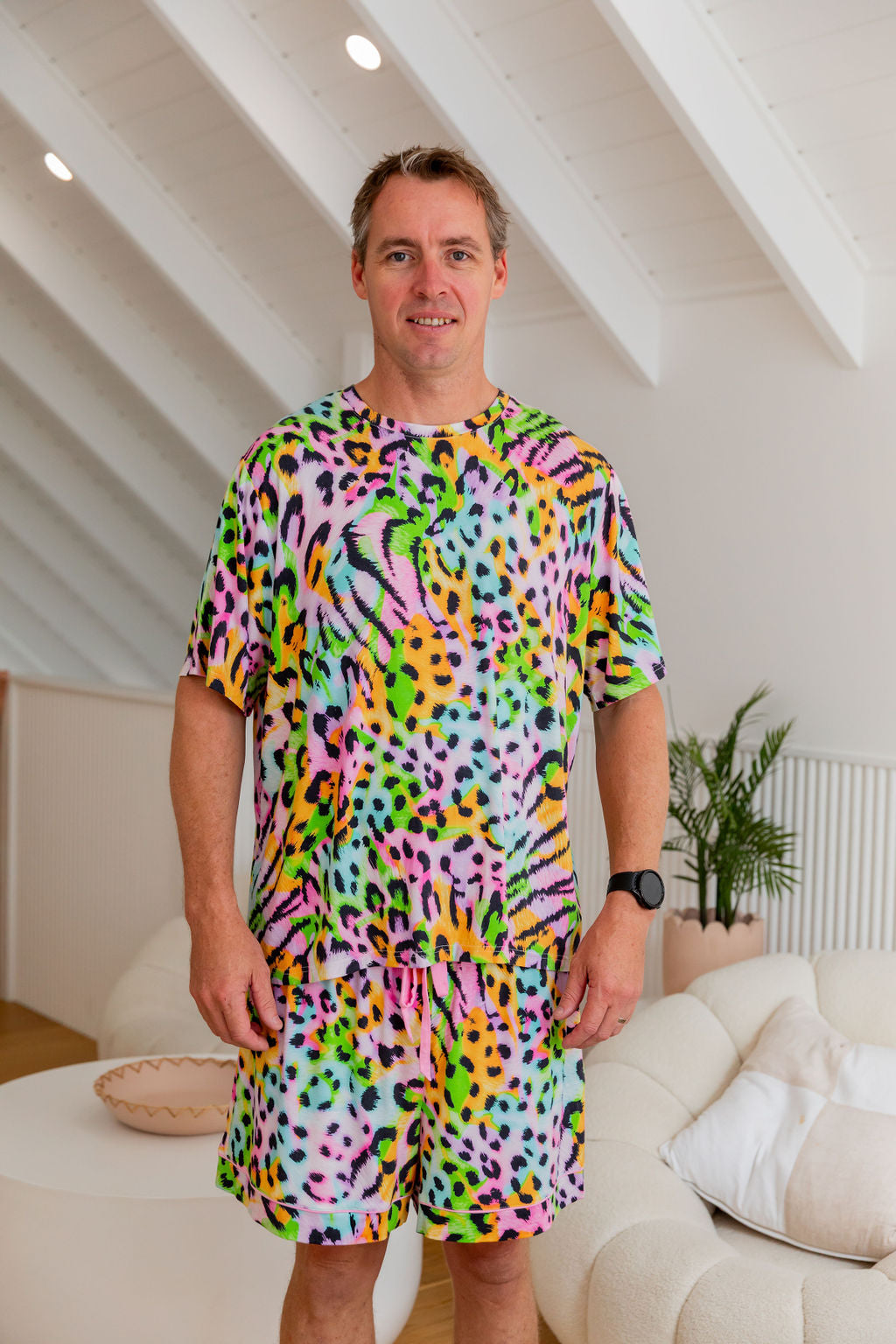 Manifest Top & Shorts Sleepwear Set in Wild Dreams
