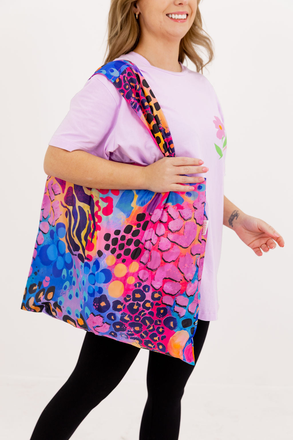 PP Reusable Shopper Bag in Xanadu by Kasey Rainbow