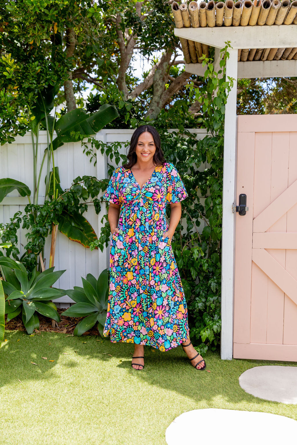 Lucinda Maxi Dress in Garden Party by Kasey Rainbow