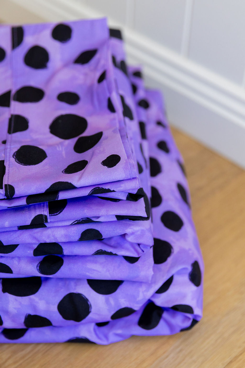 Sheet Set in Purple Cheetah by Kasey Rainbow