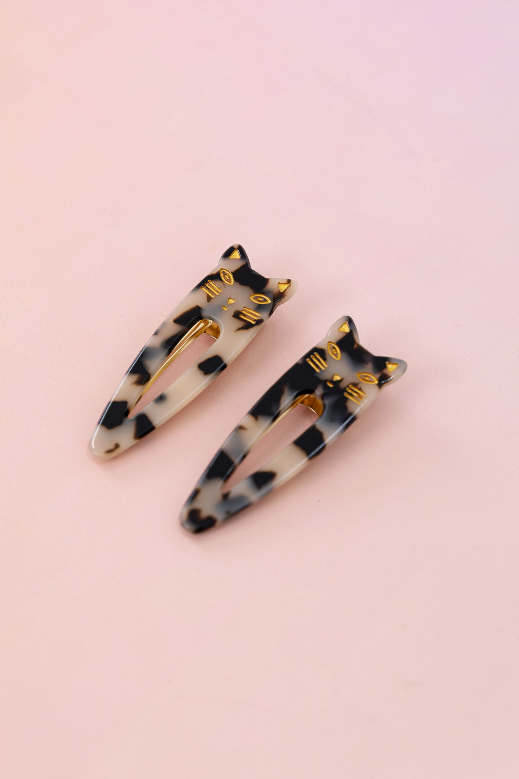 Cat Hair Clips in Leopard
