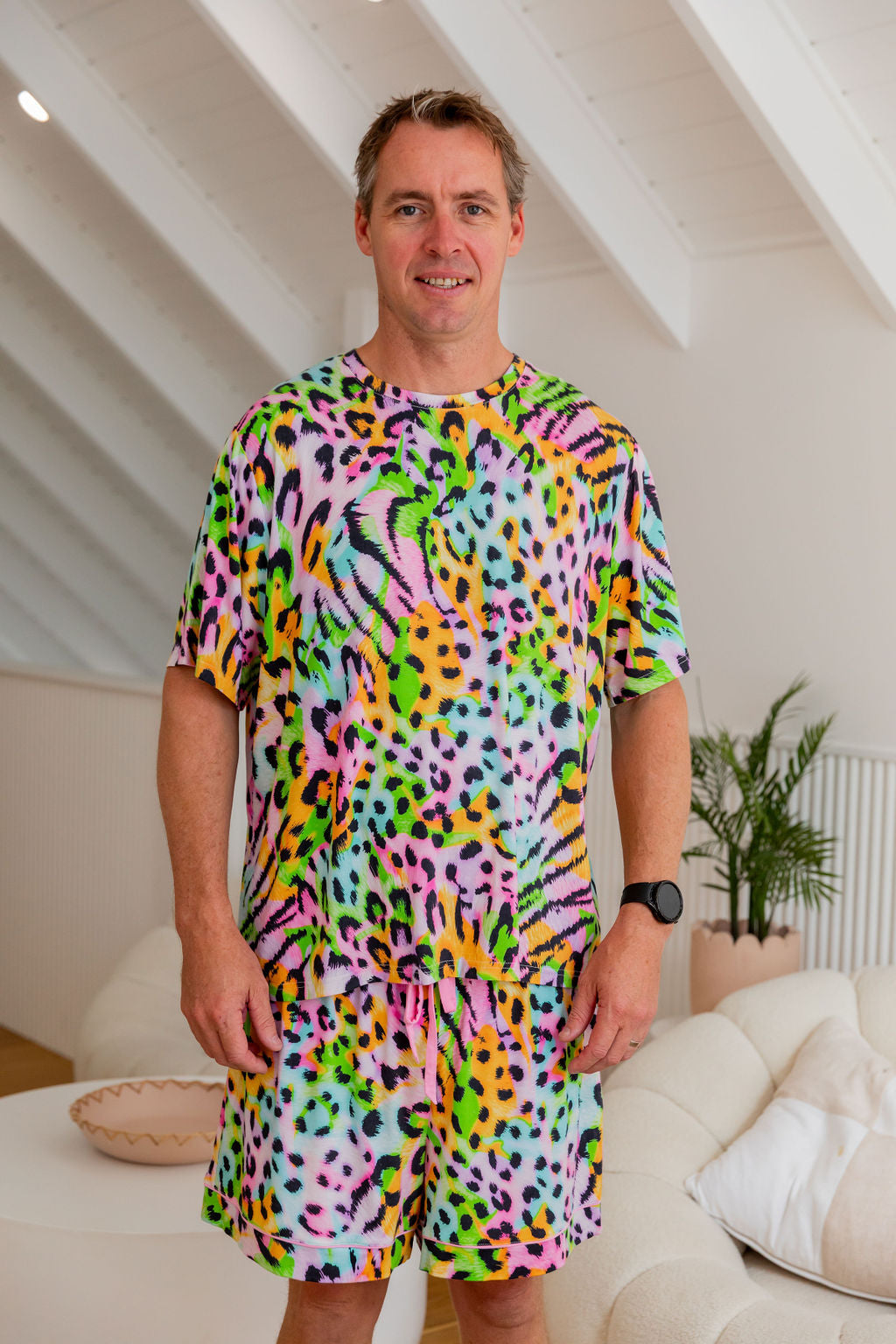 Manifest Top & Shorts Sleepwear Set in Wild Dreams