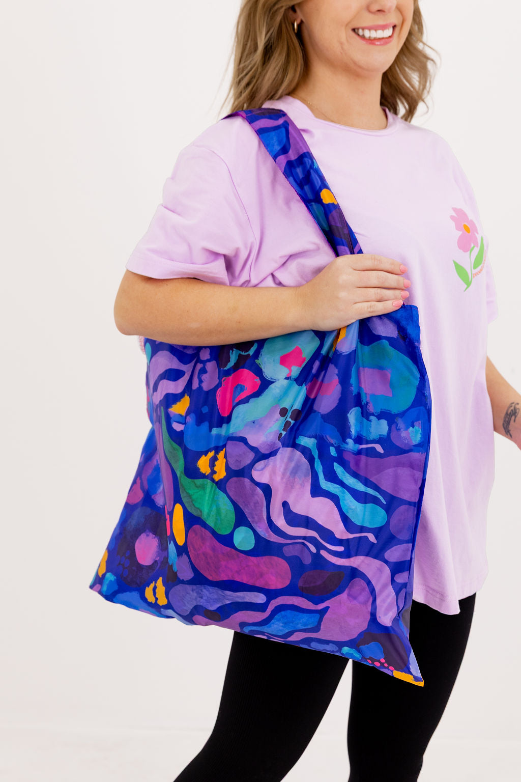 PP Reusable Shopper Bag in Reef by Kasey Rainbow