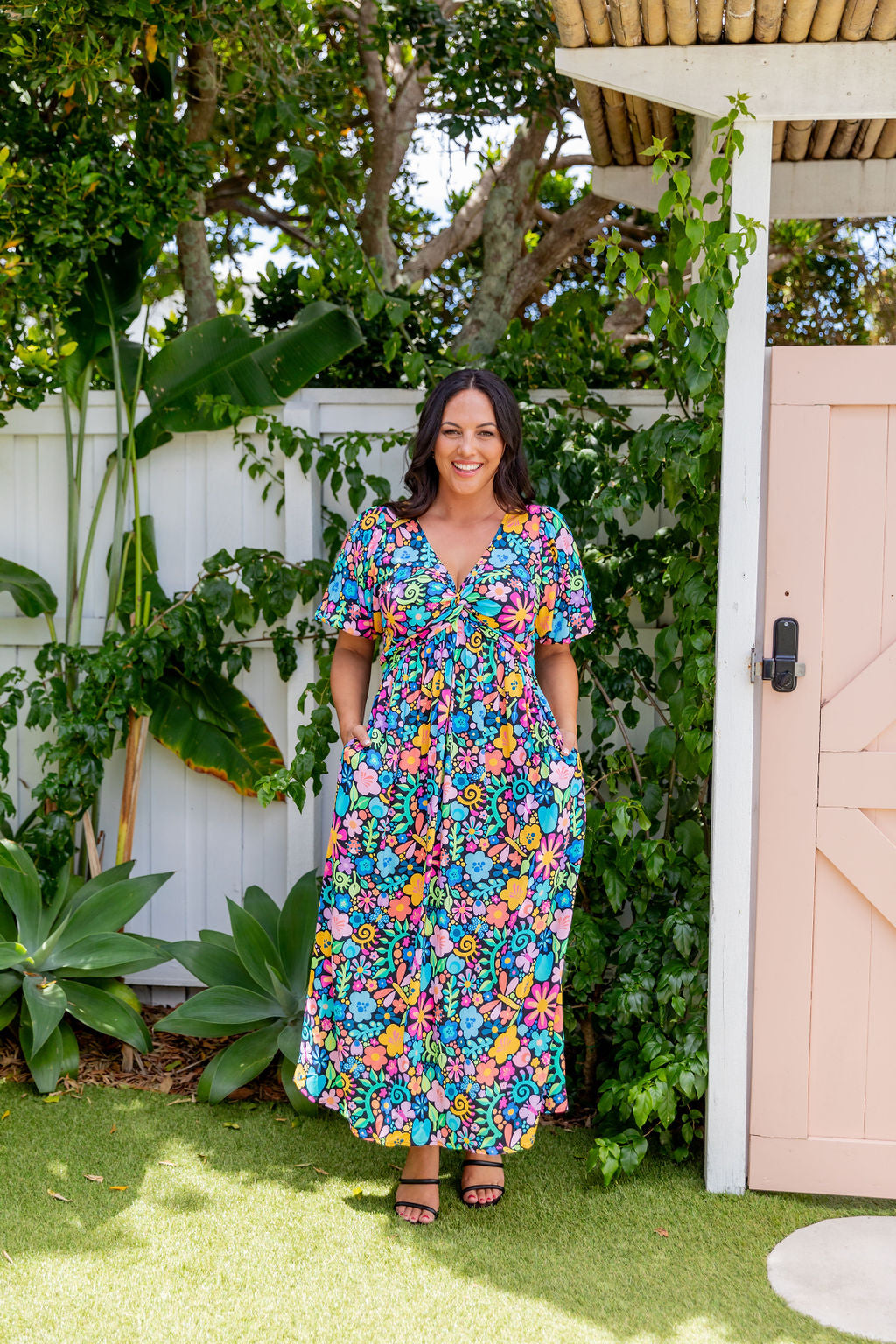 Lucinda Maxi Dress in Garden Party by Kasey Rainbow