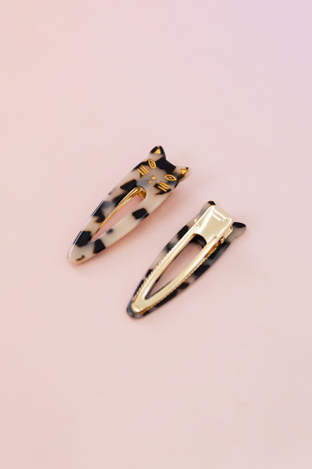 Cat Hair Clips in Leopard