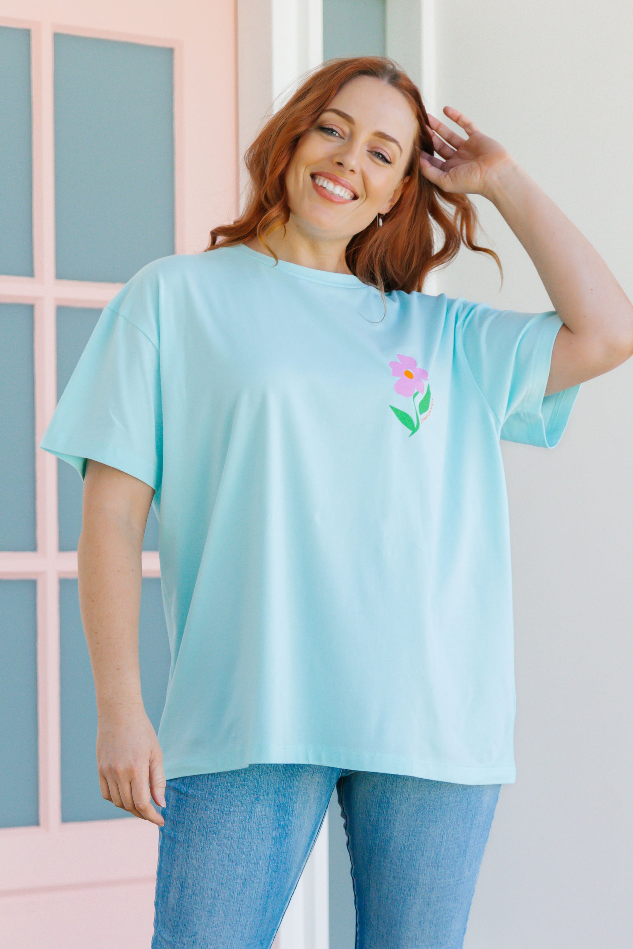 Choose Kindness Tee in Baby Blue