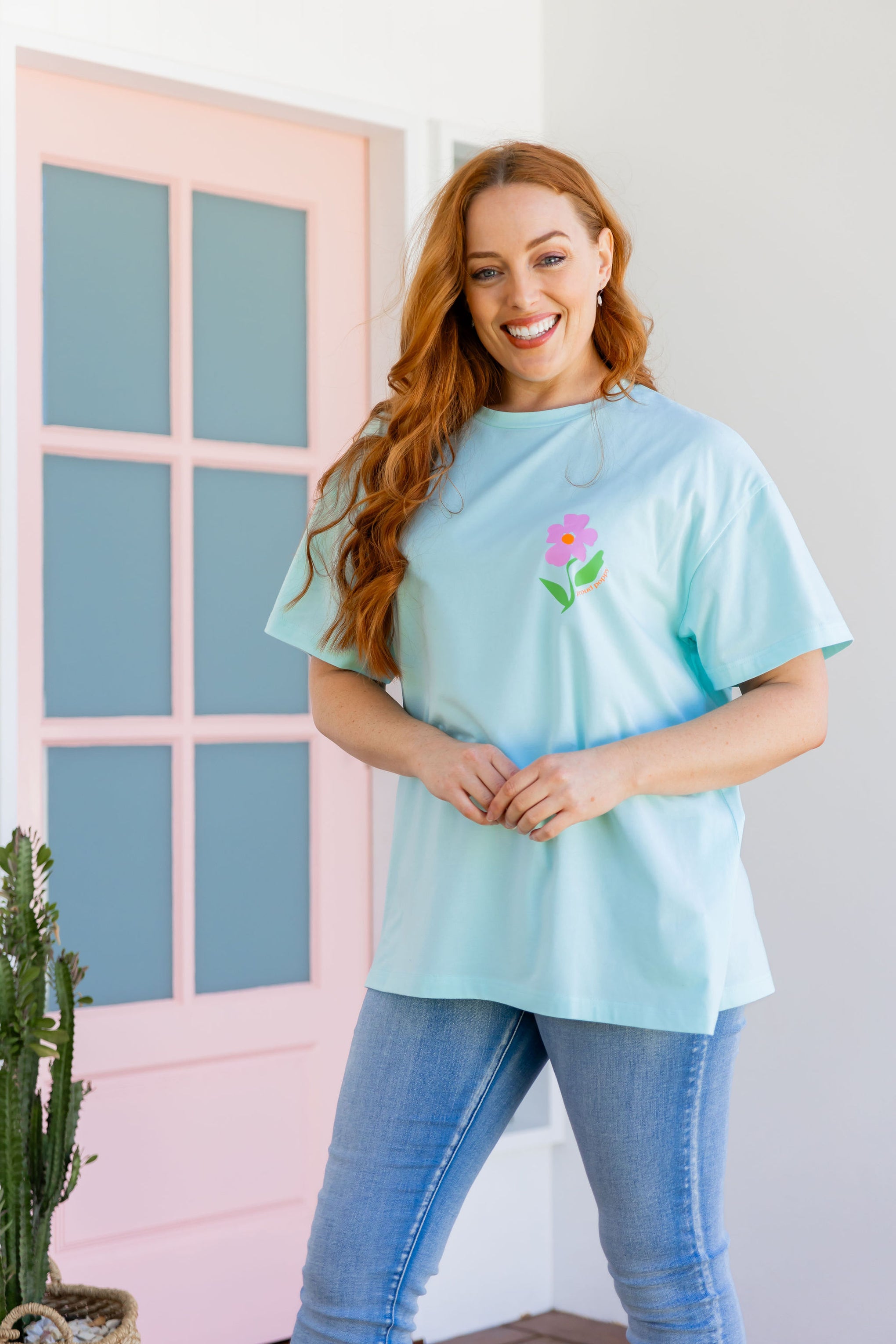 Choose Kindness Tee in Baby Blue