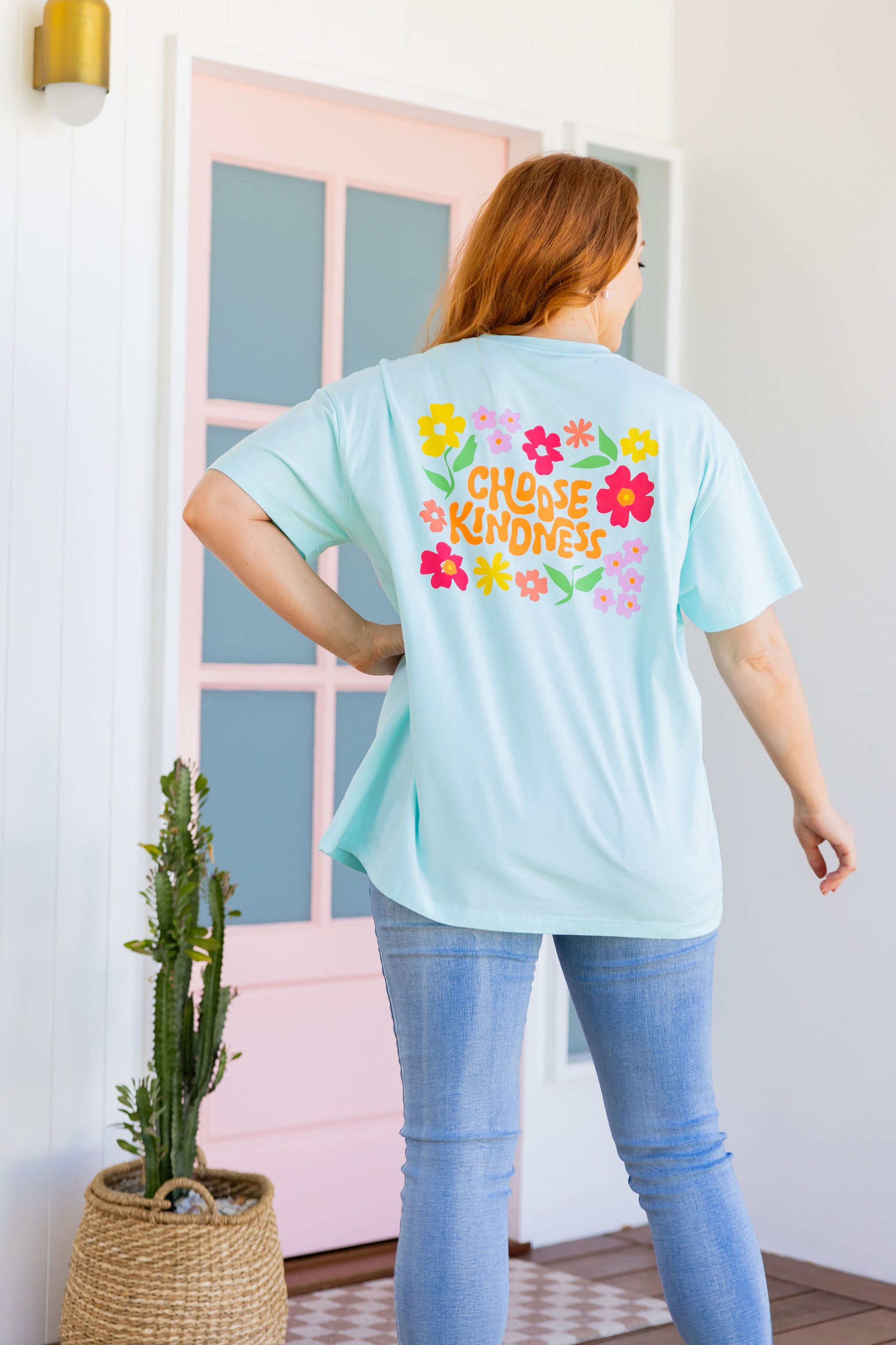 Choose Kindness Tee in Baby Blue