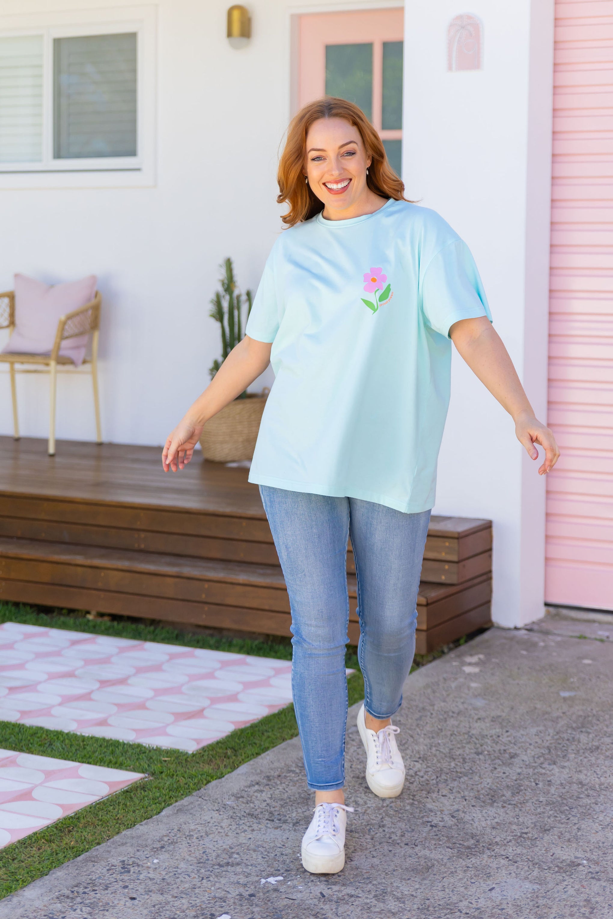 Choose Kindness Tee in Baby Blue