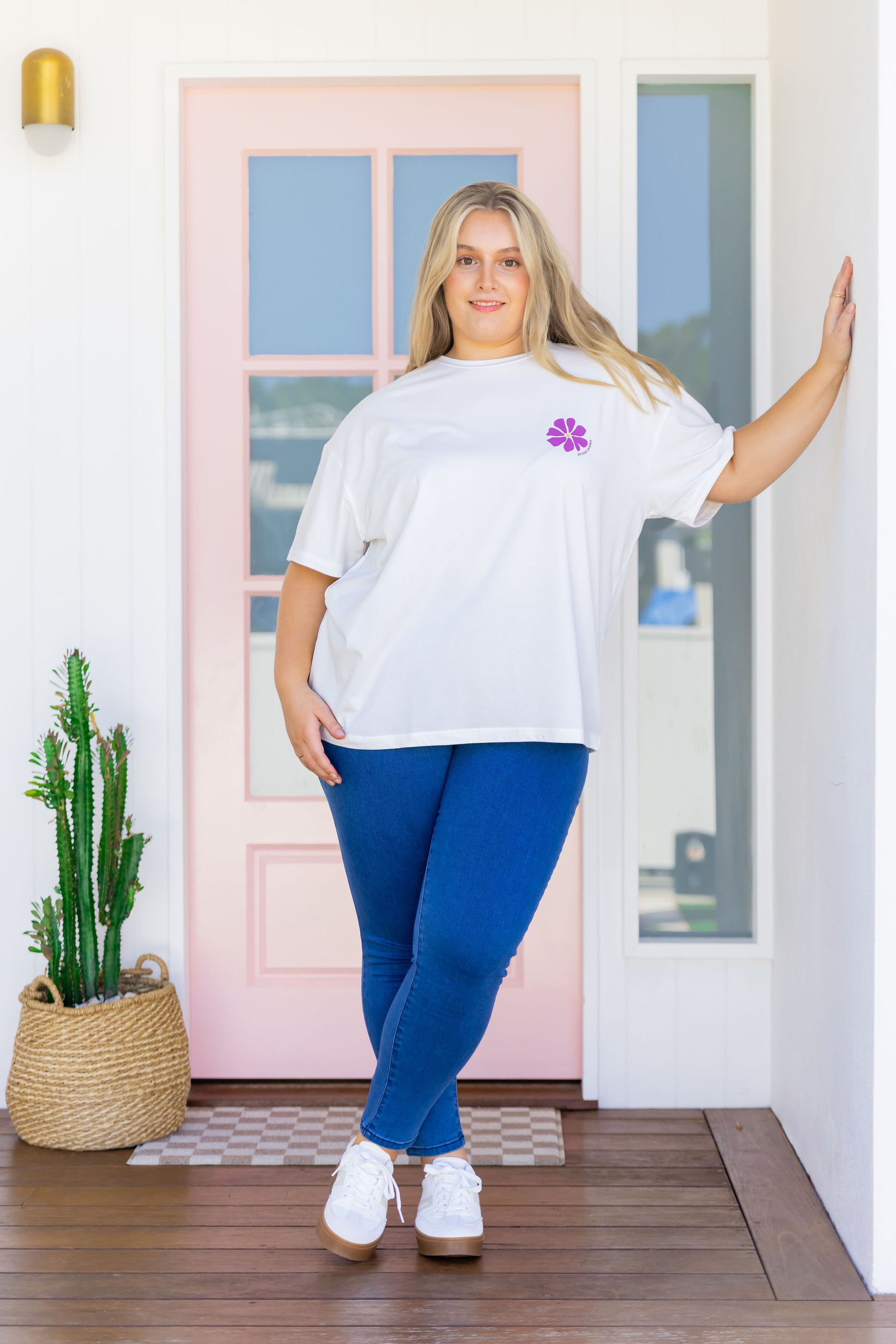 Make it Happen Tee in White