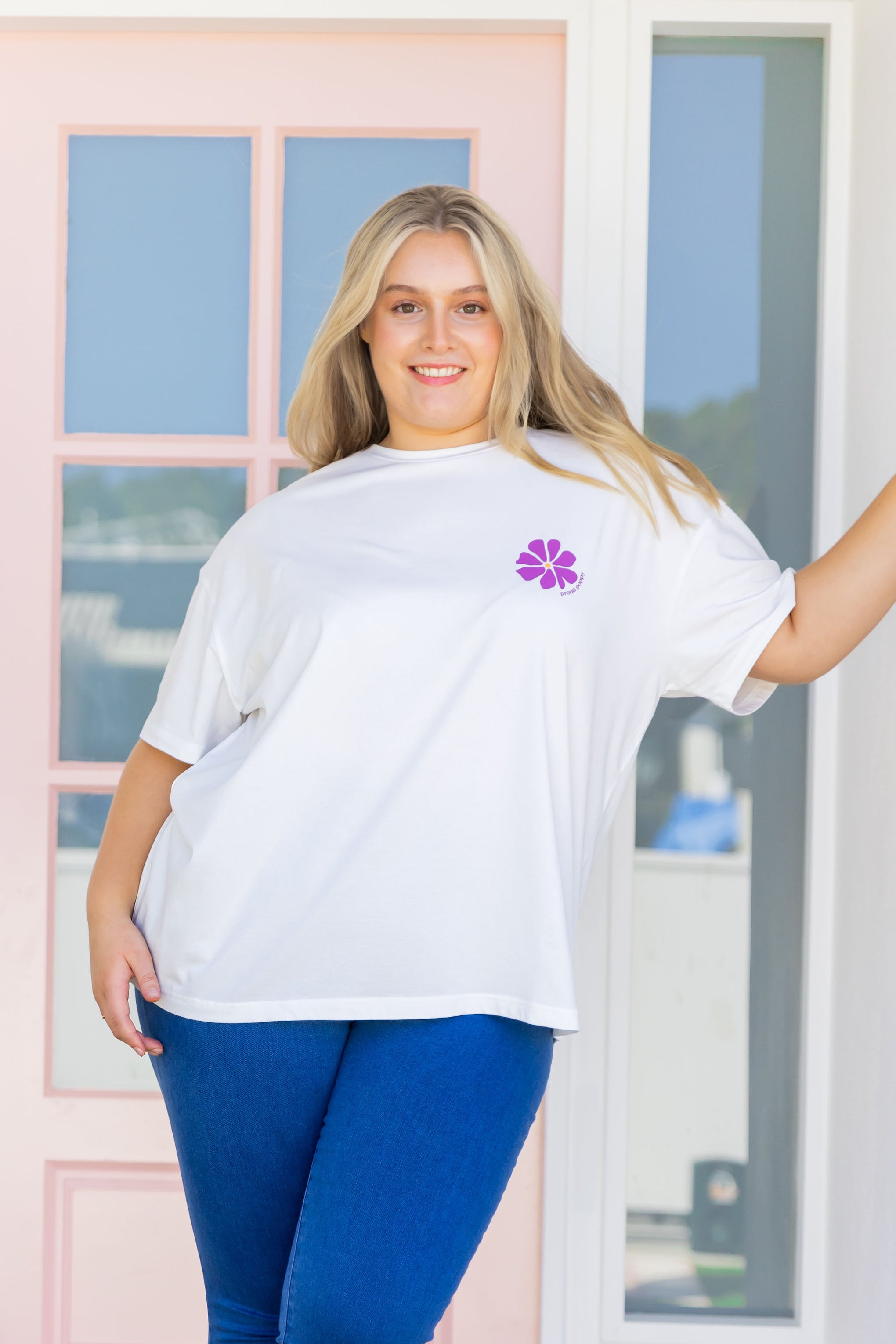 Make it Happen Tee in White