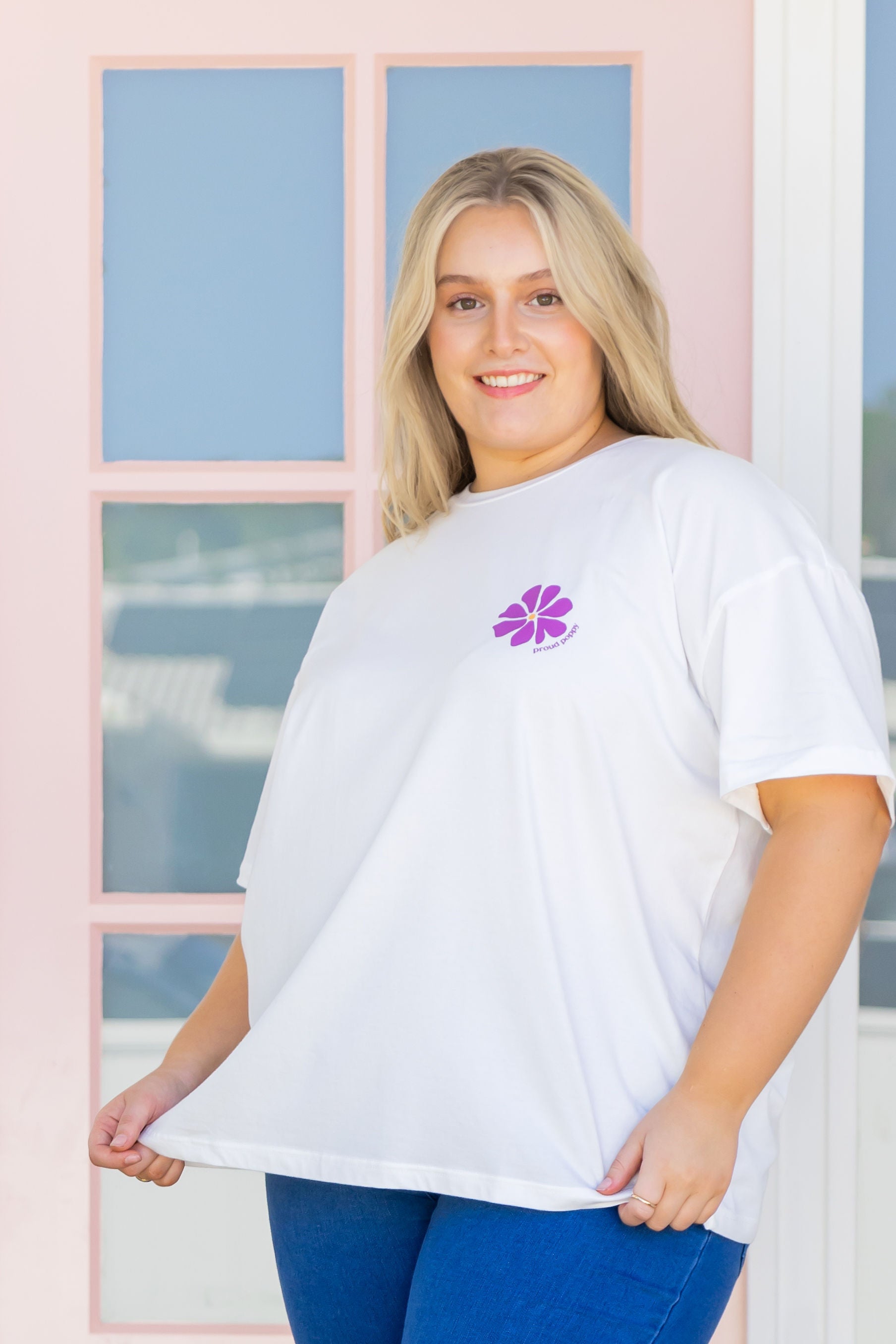 Make it Happen Tee in White