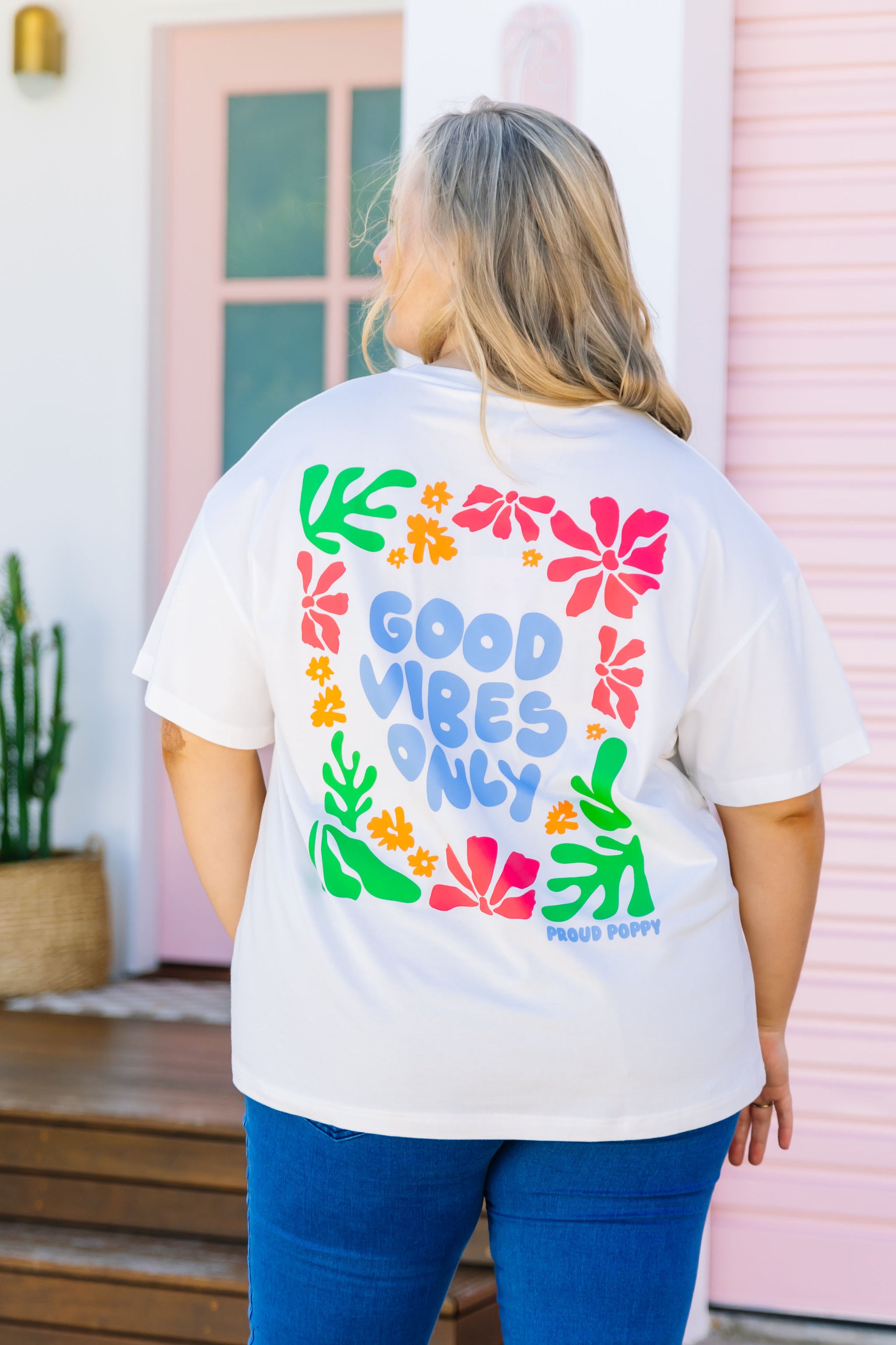 Good Vibes Tee in White