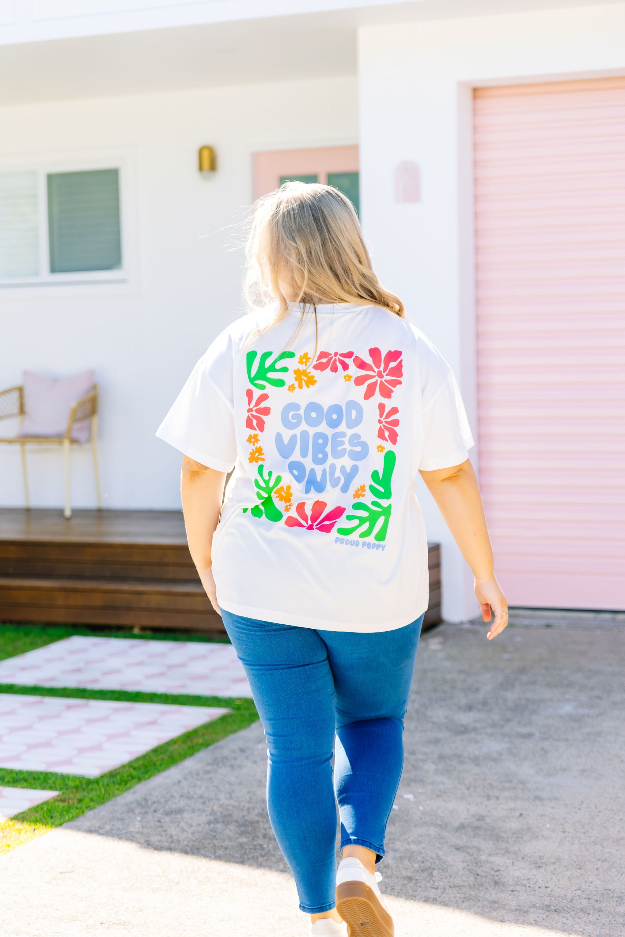 Good Vibes Tee in White