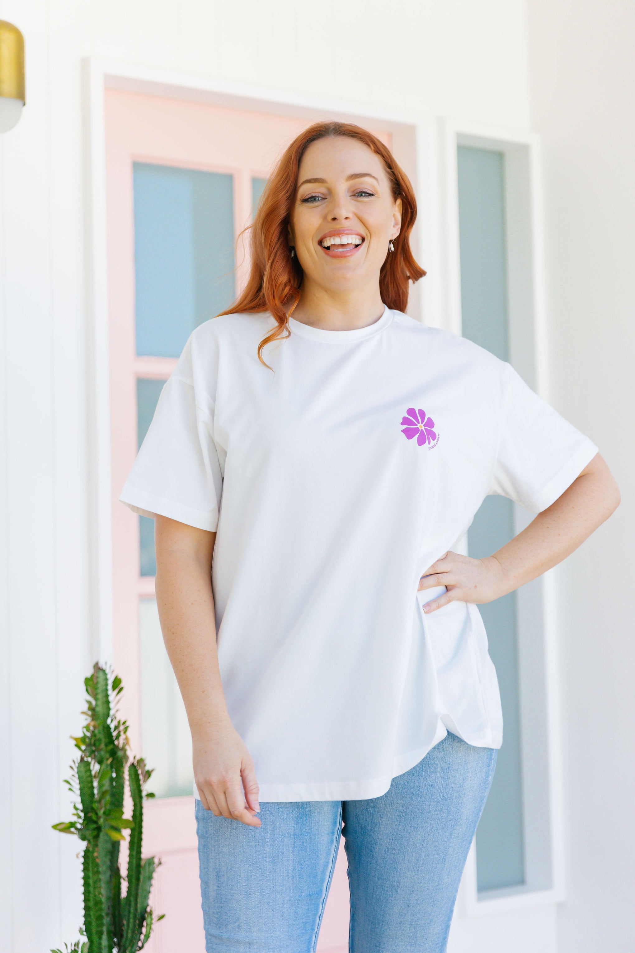 Make it Happen Tee in White