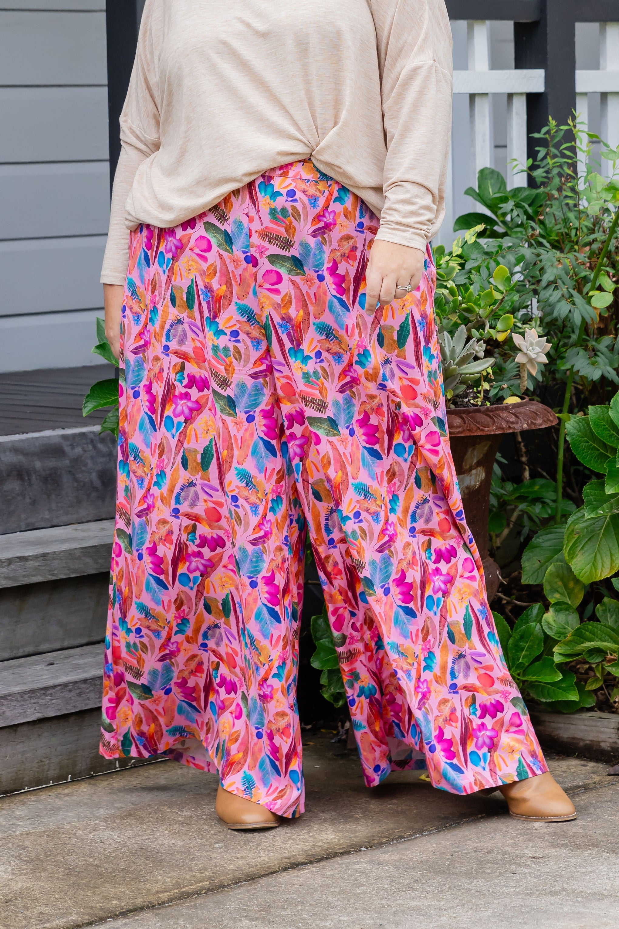 Larsa Pants in Backyard Treasures by Kasey Rainbow