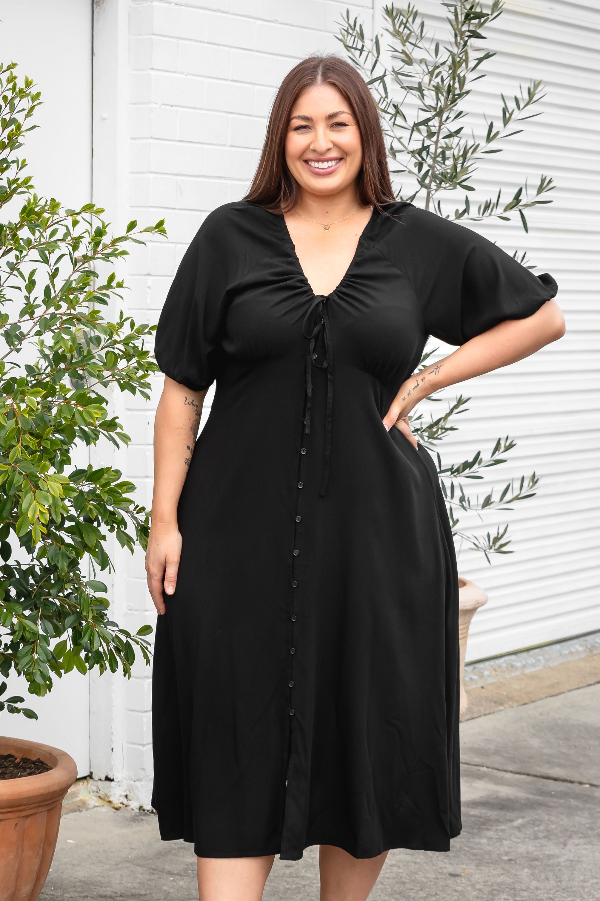 Willow Dress in Black