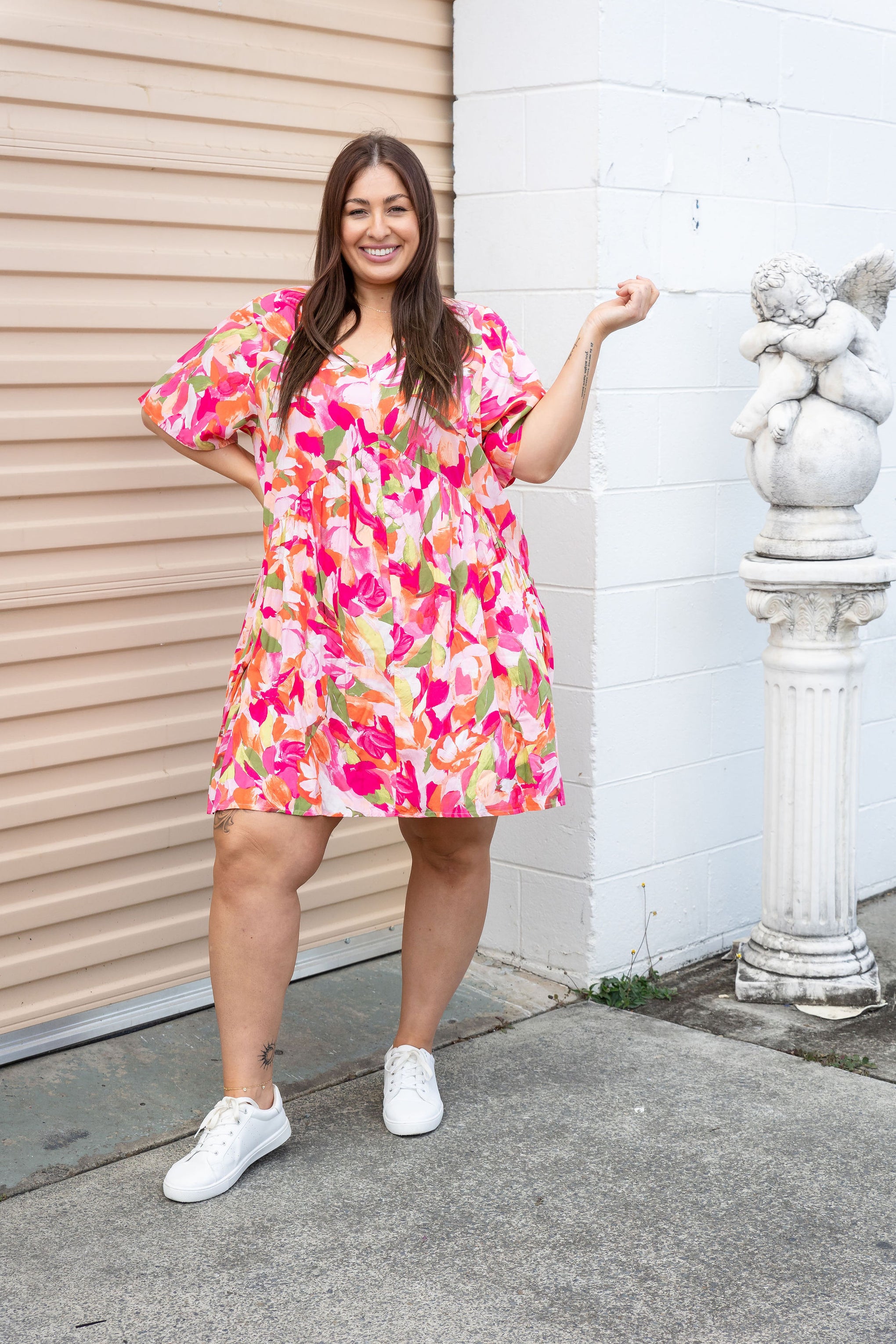 Peak Party Dress in Spring Bloom