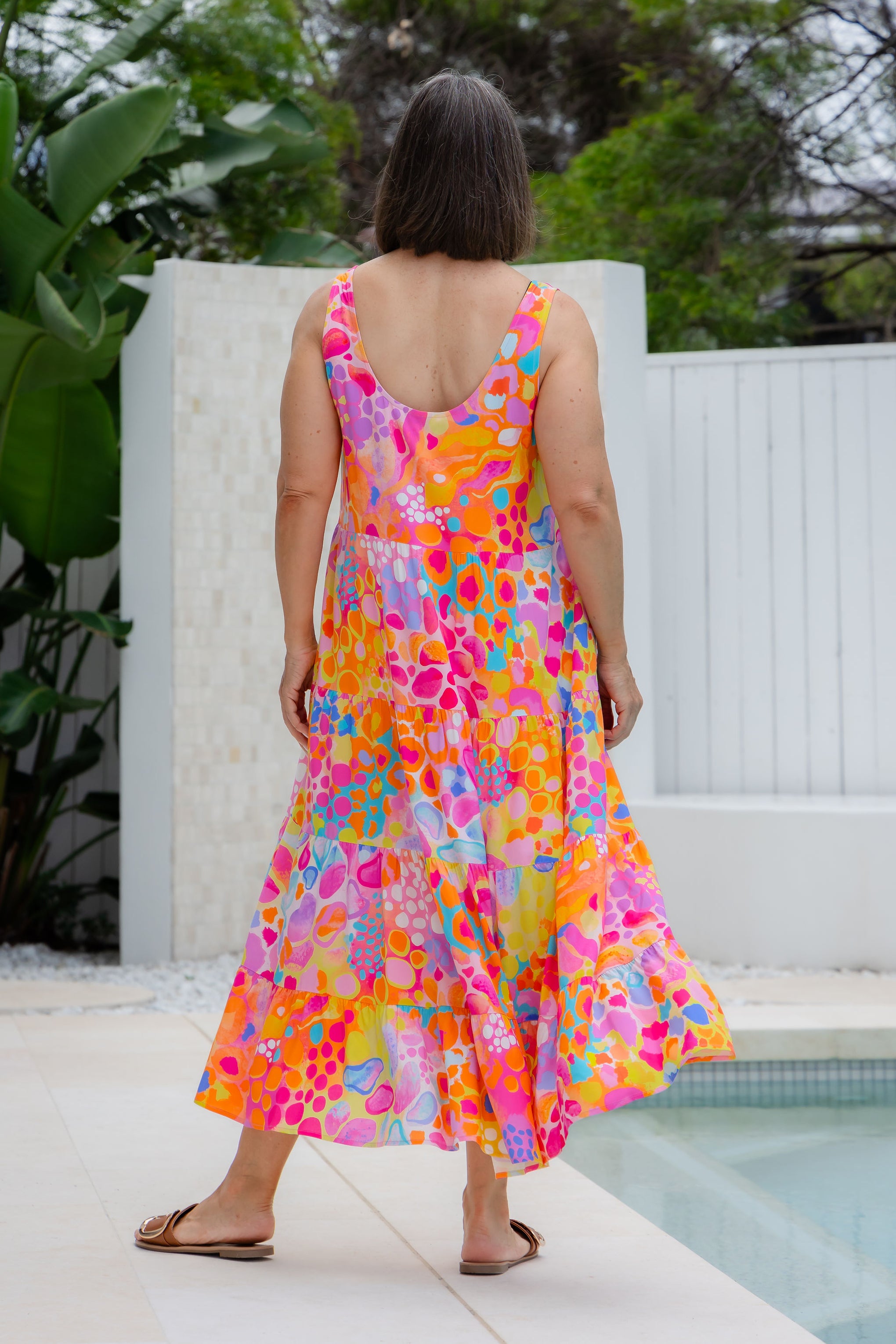 Ronnie Dress in Tequila Sunrise by Kasey Rainbow