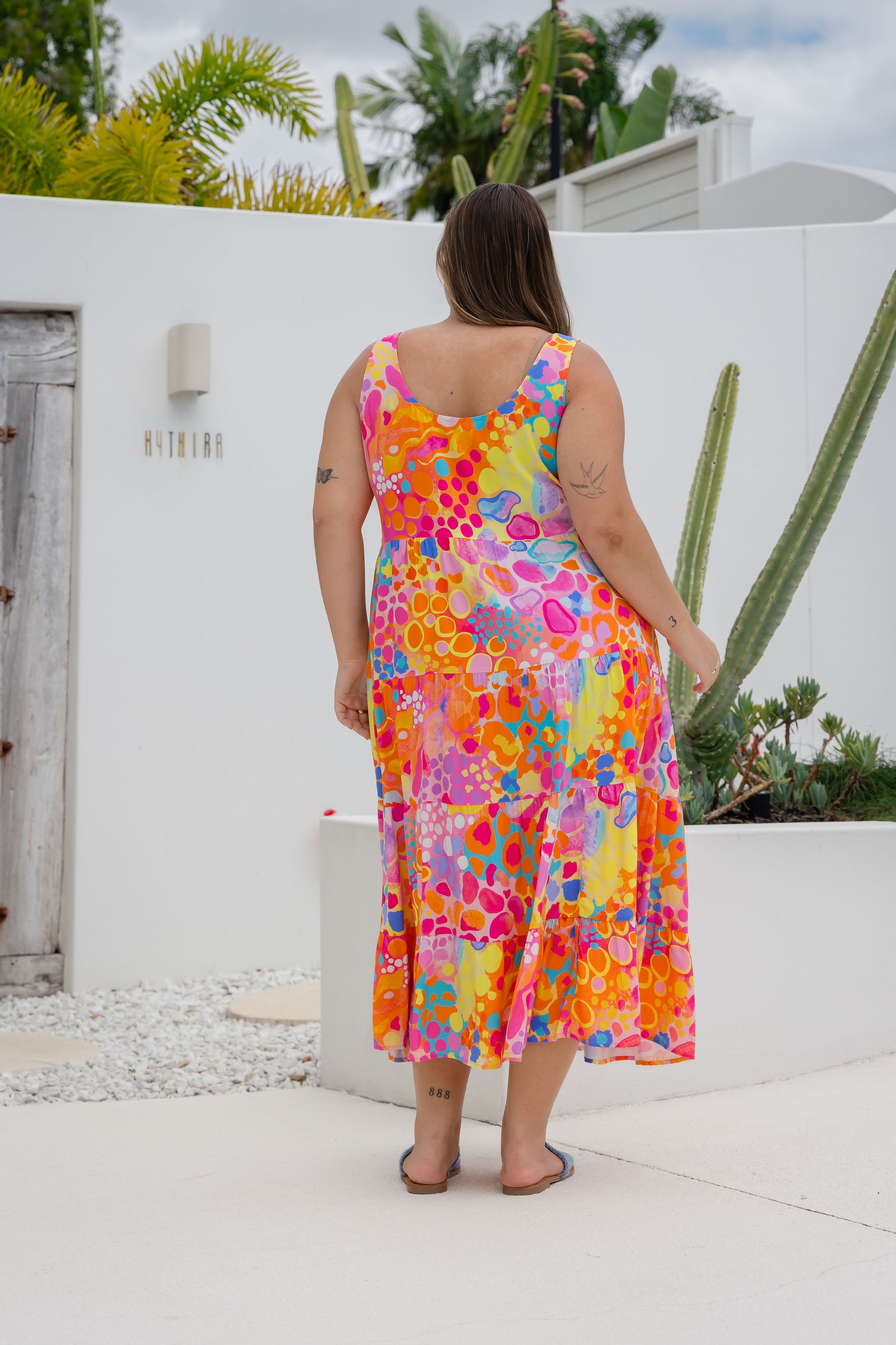 Ronnie Dress in Tequila Sunrise by Kasey Rainbow