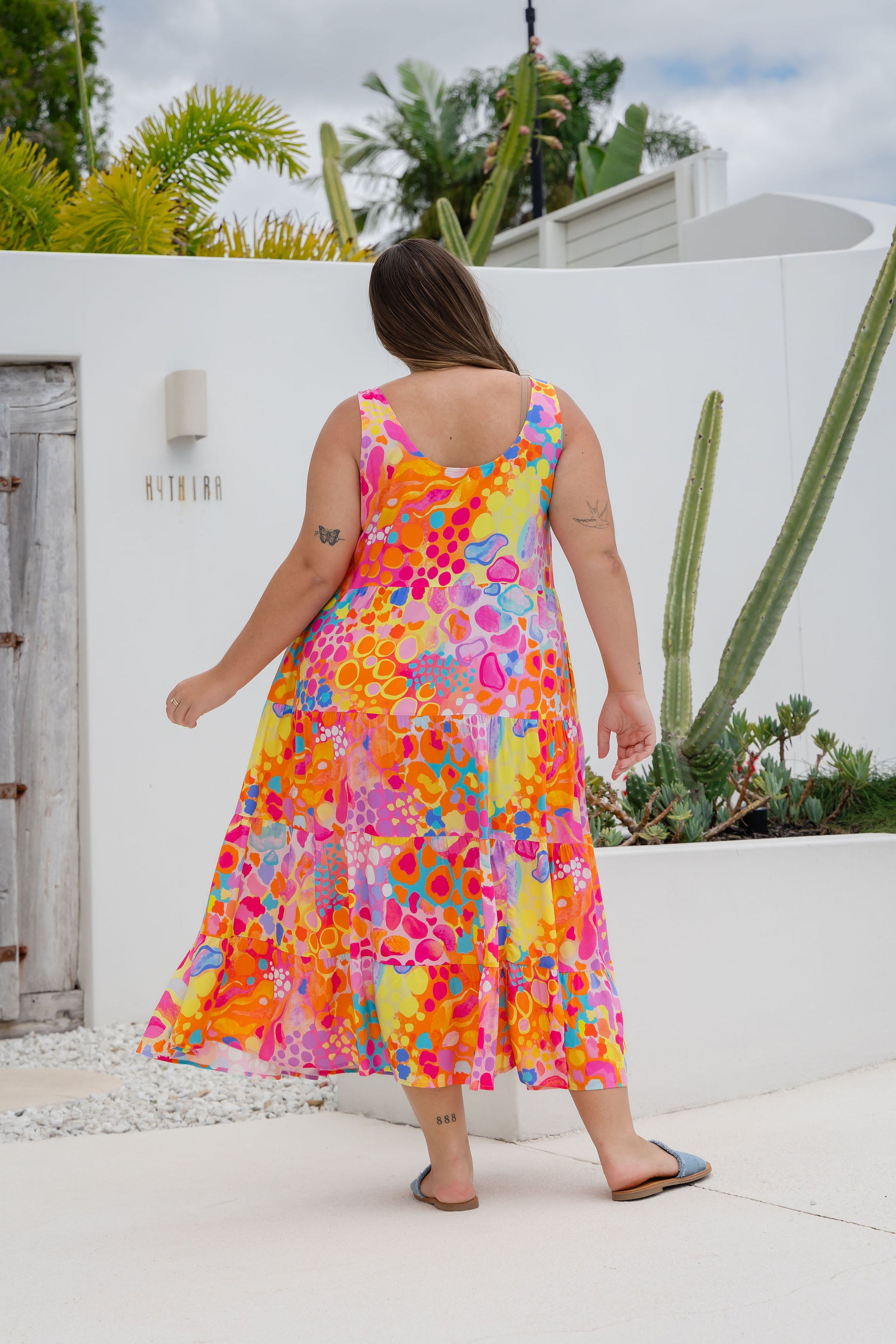 Ronnie Dress in Tequila Sunrise by Kasey Rainbow
