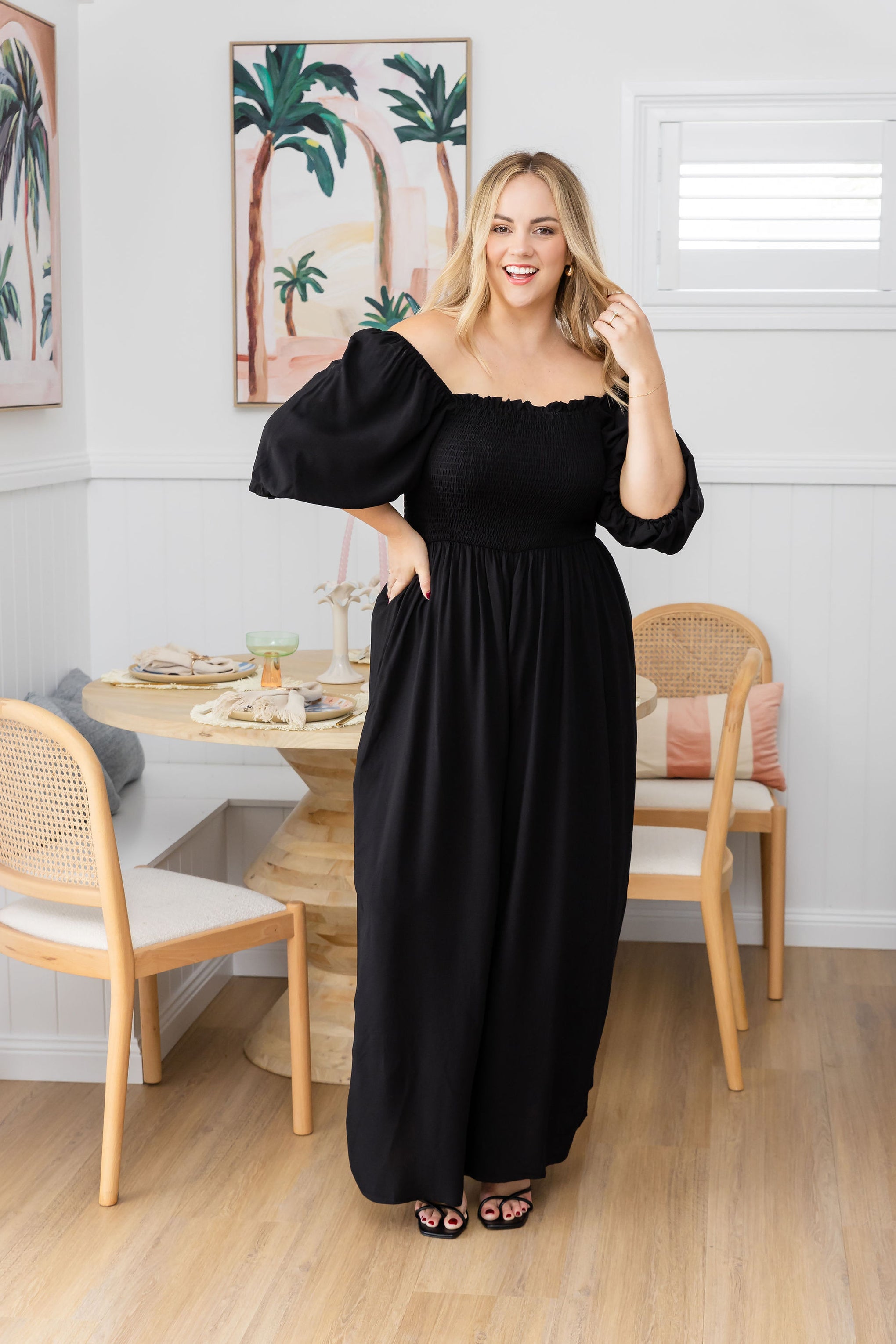 Emily Jumpsuit in Black