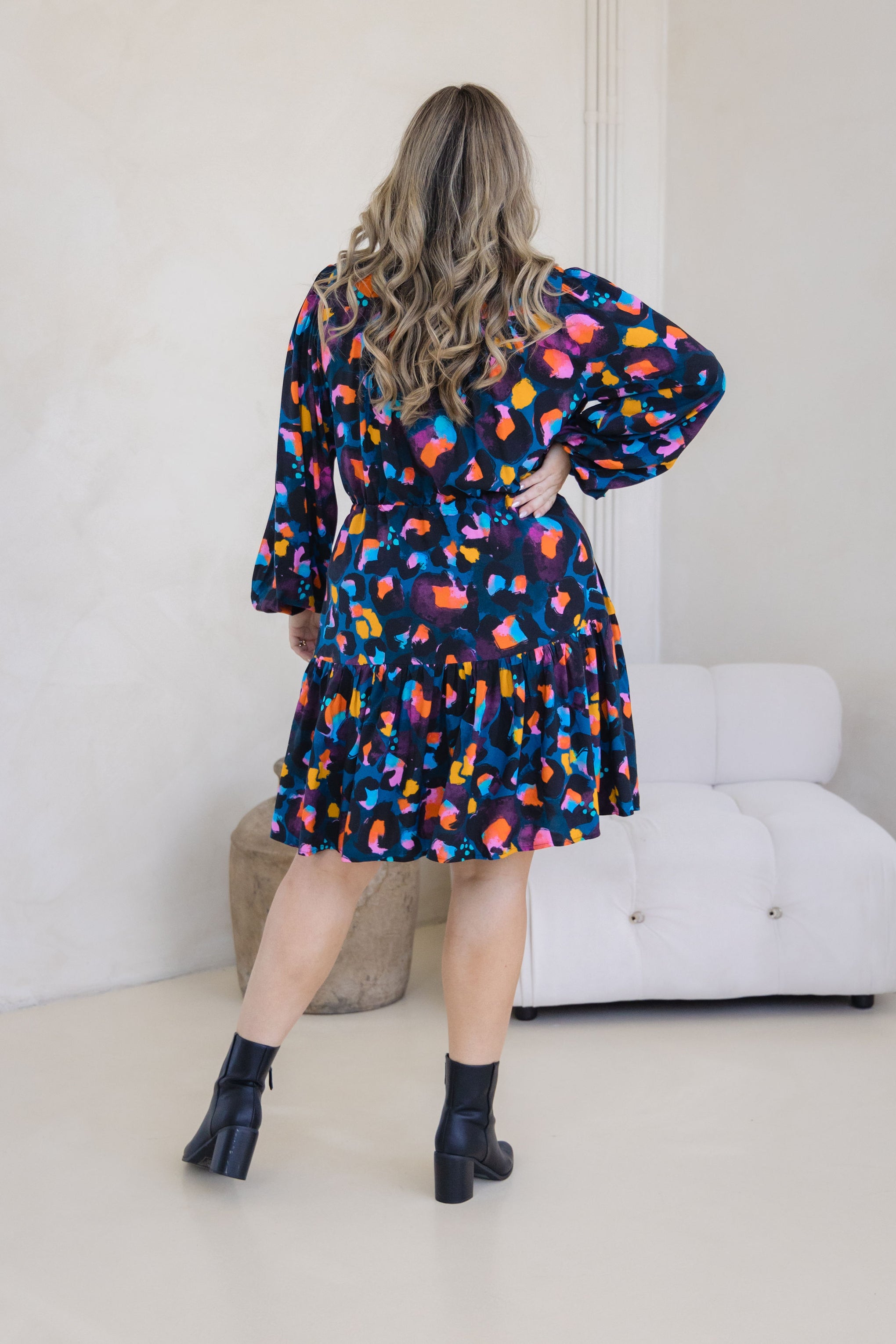 Long Sleeve Esmae Dress in Verona by Kasey Rainbow