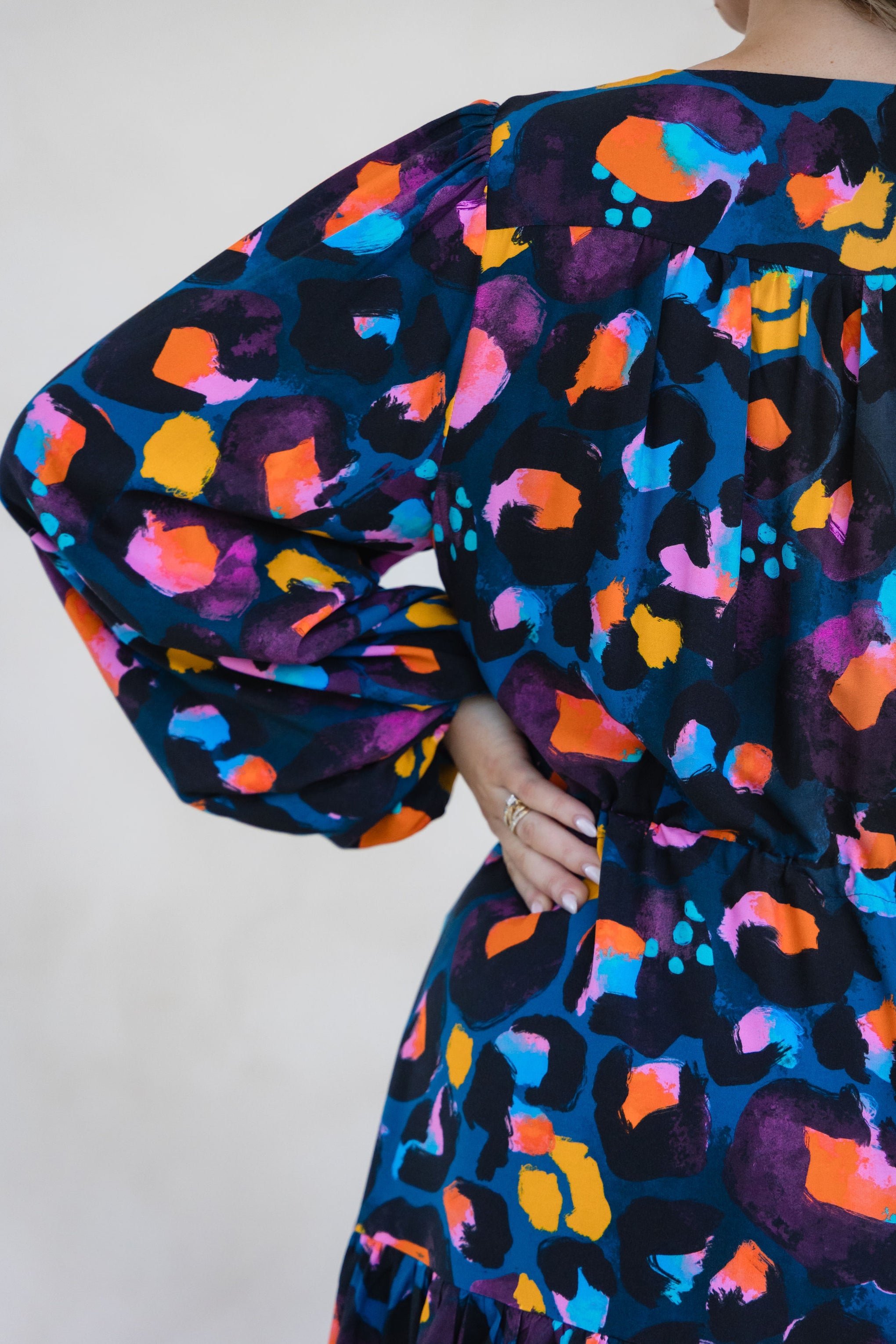 Long Sleeve Esmae Dress in Verona by Kasey Rainbow