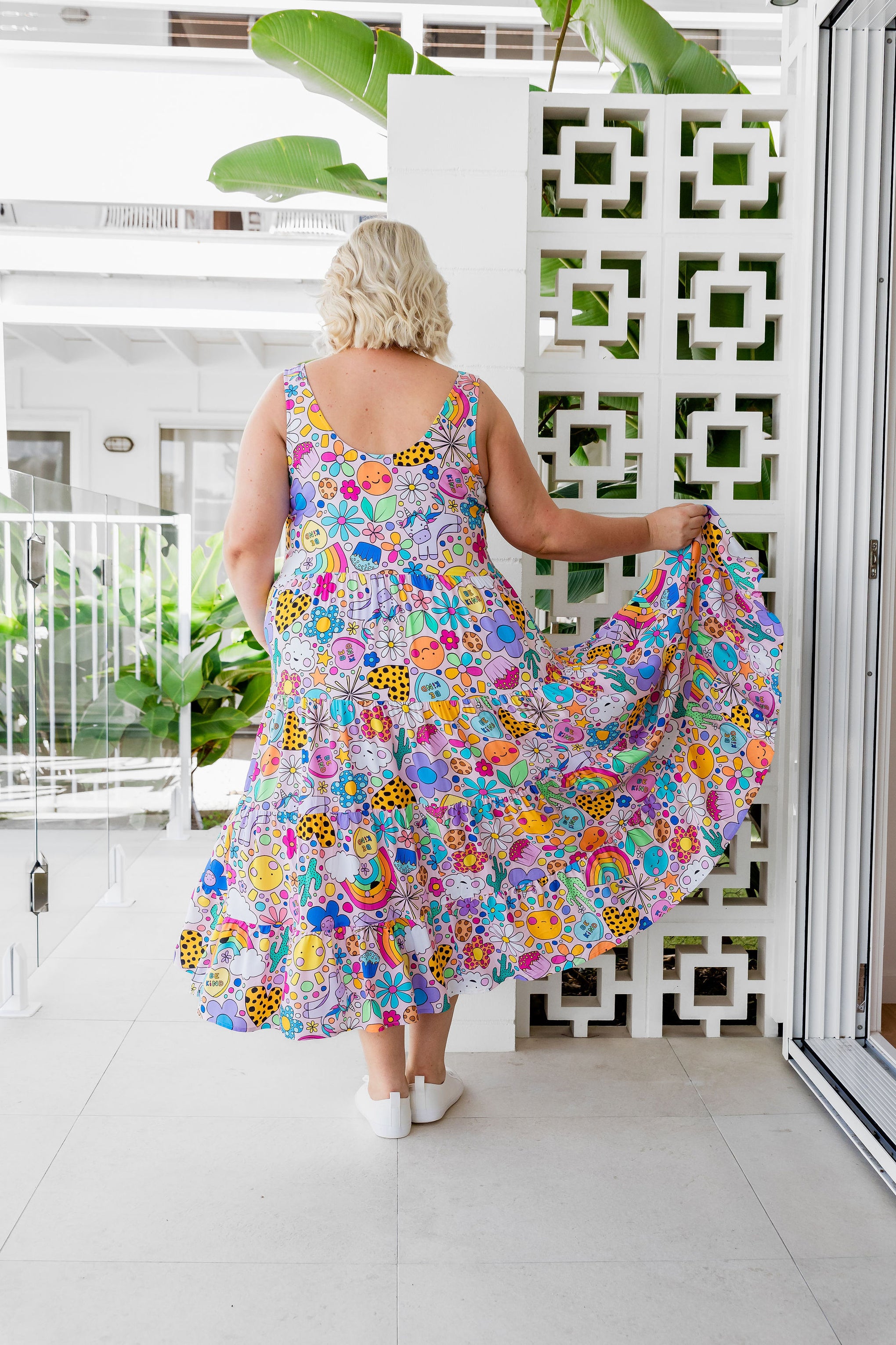 Ronnie Dress in Happy Place by Kasey Rainbow