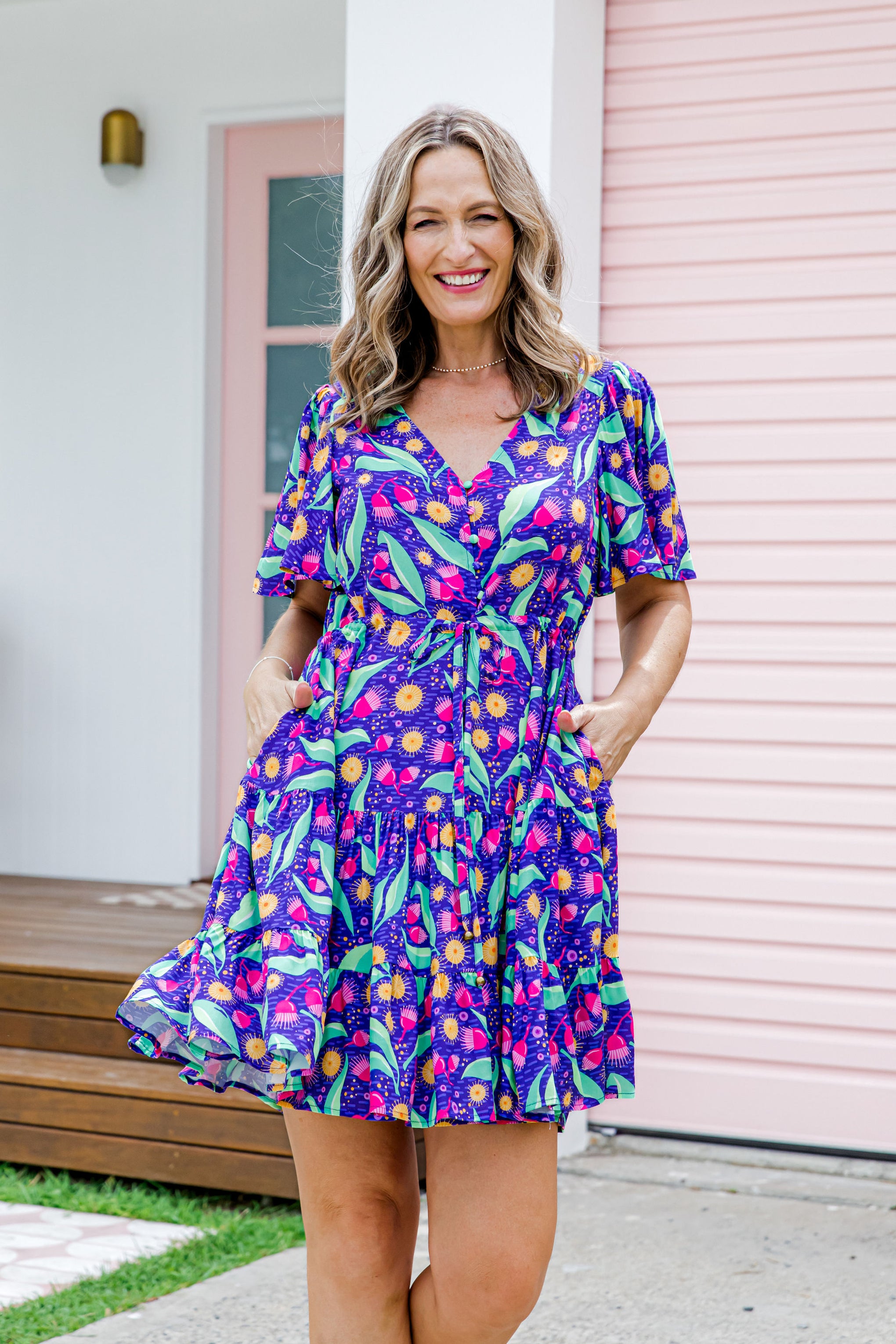 Charlie Dress in Gumnuts