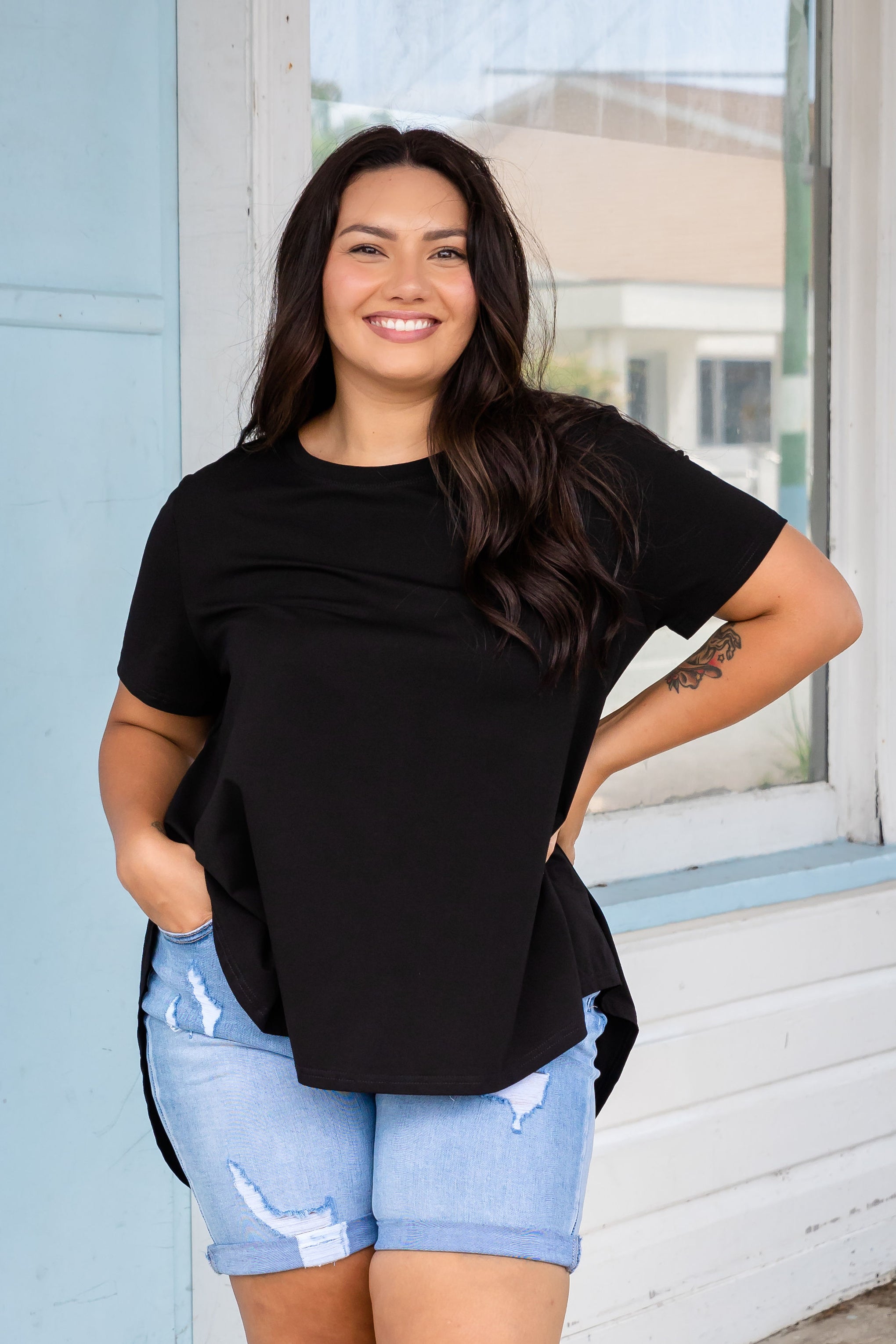 Jayden Tee in Black