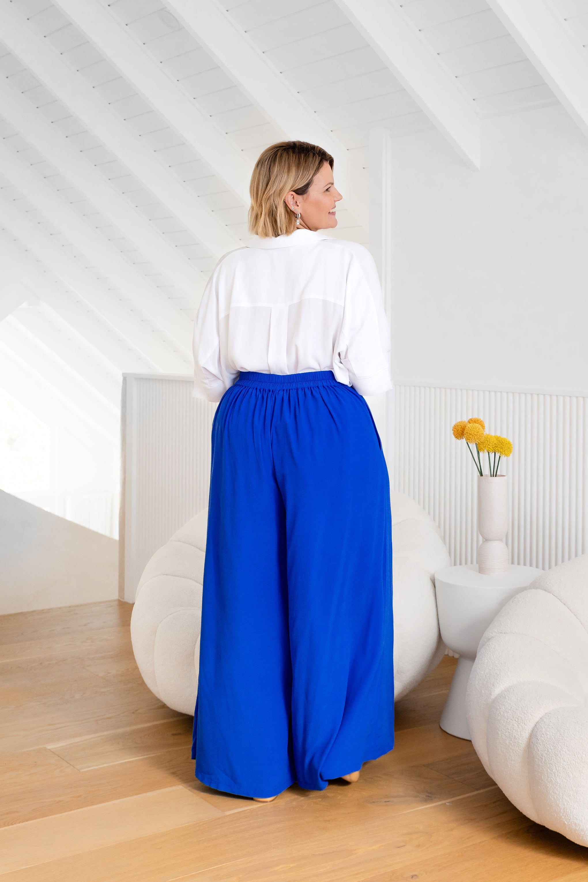 Larsa Pants in Cobalt