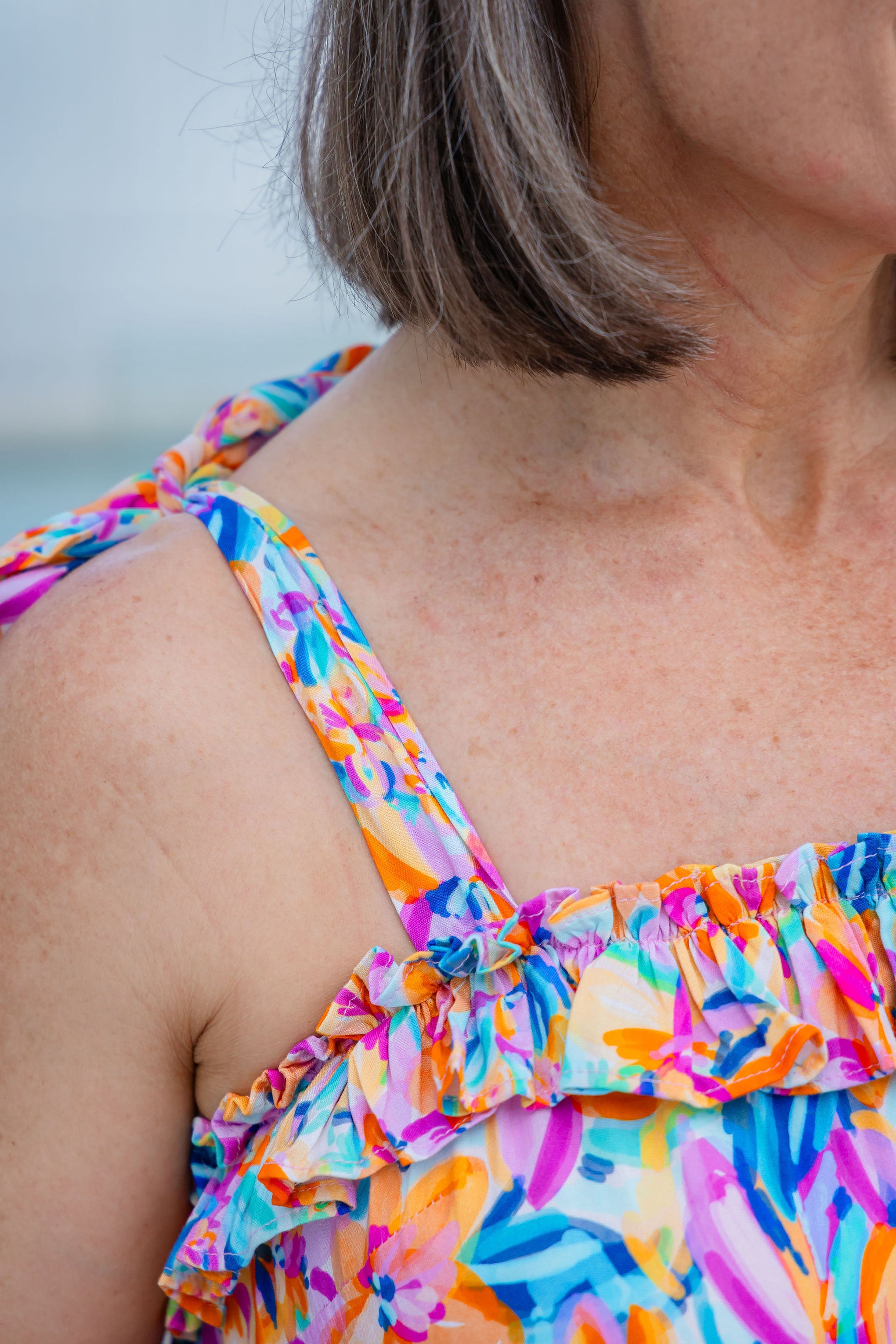 Talia Maxi Dress in Carnival Floral