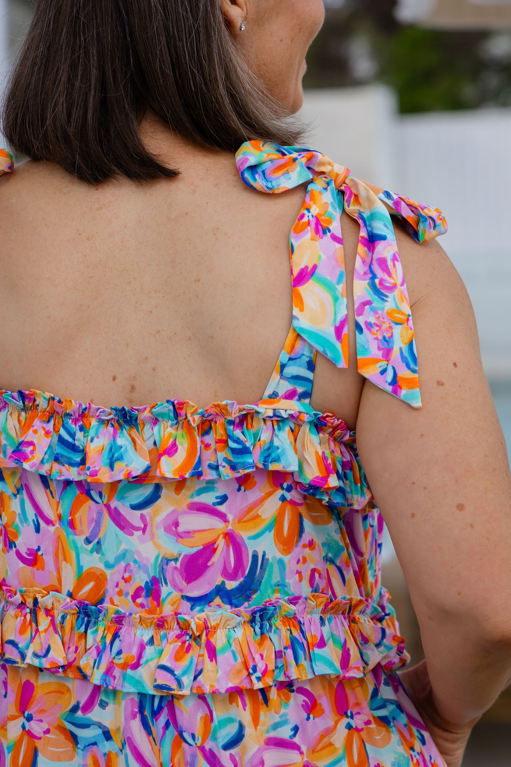 Talia Maxi Dress in Carnival Floral